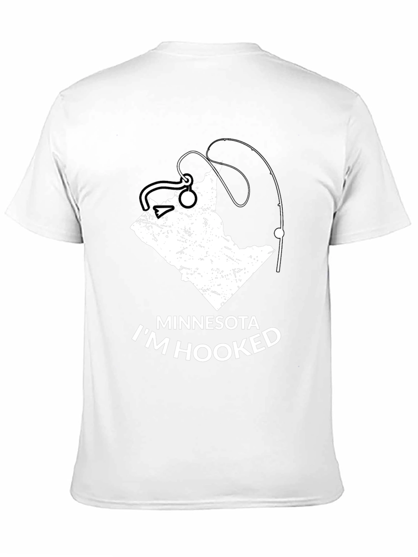 Minnesota Im Hooked Fishing T-Shirt