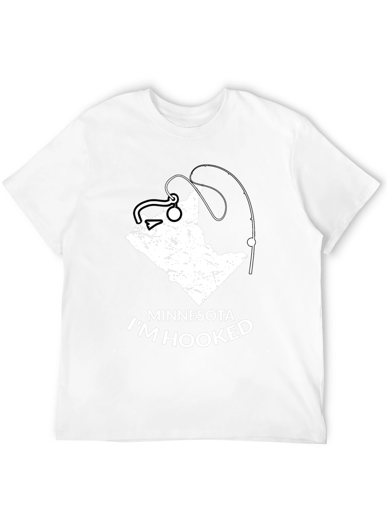 Minnesota Im Hooked Fishing T-Shirt
