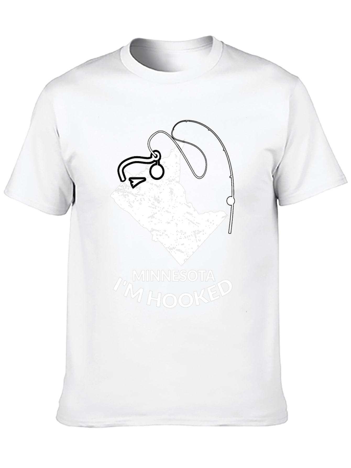 Minnesota Im Hooked Fishing T-Shirt