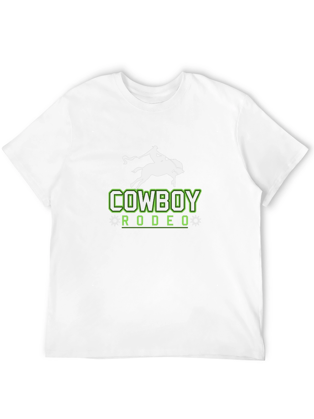Cowboy Rodeo Graphic Black T-Shirt