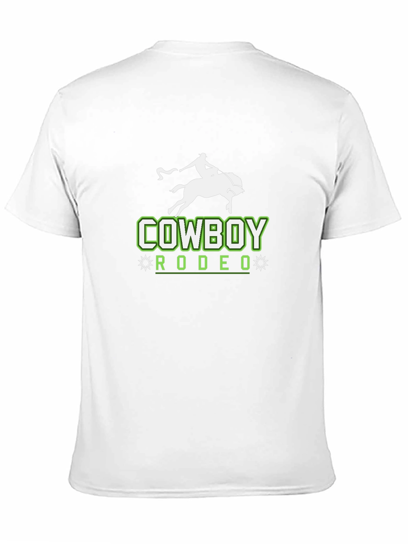 Cowboy Rodeo Graphic Black T-Shirt