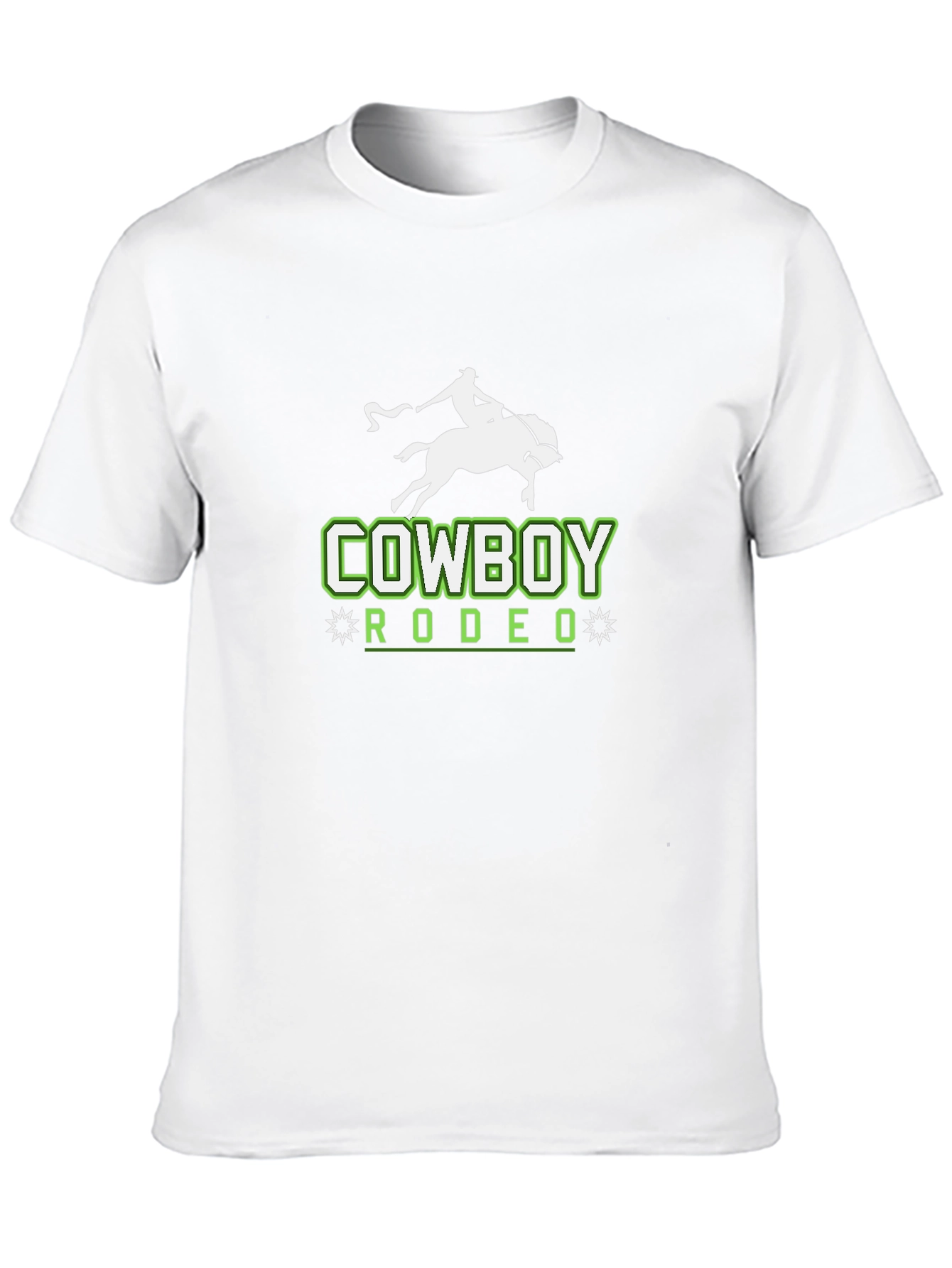Cowboy Rodeo Graphic Black T-Shirt