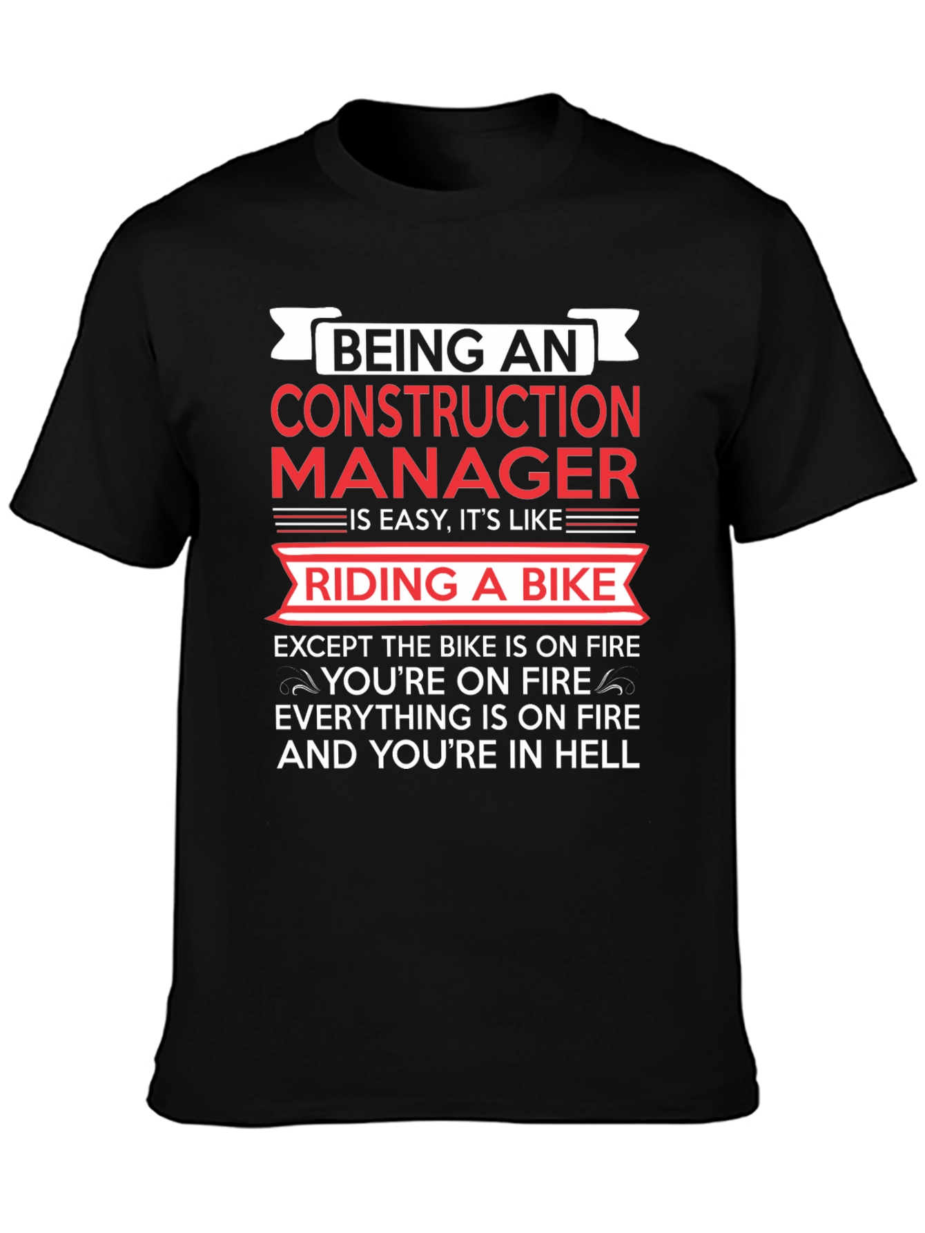 Construction Manager Funny T-Shirt
