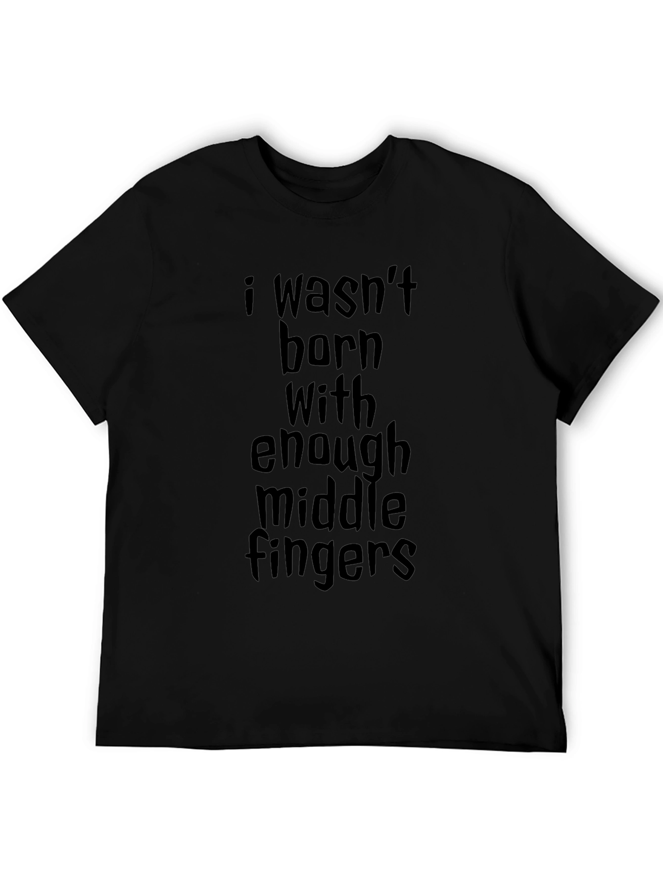 Sarcastic Humor T-Shirt: Middle Finger Statement Tee