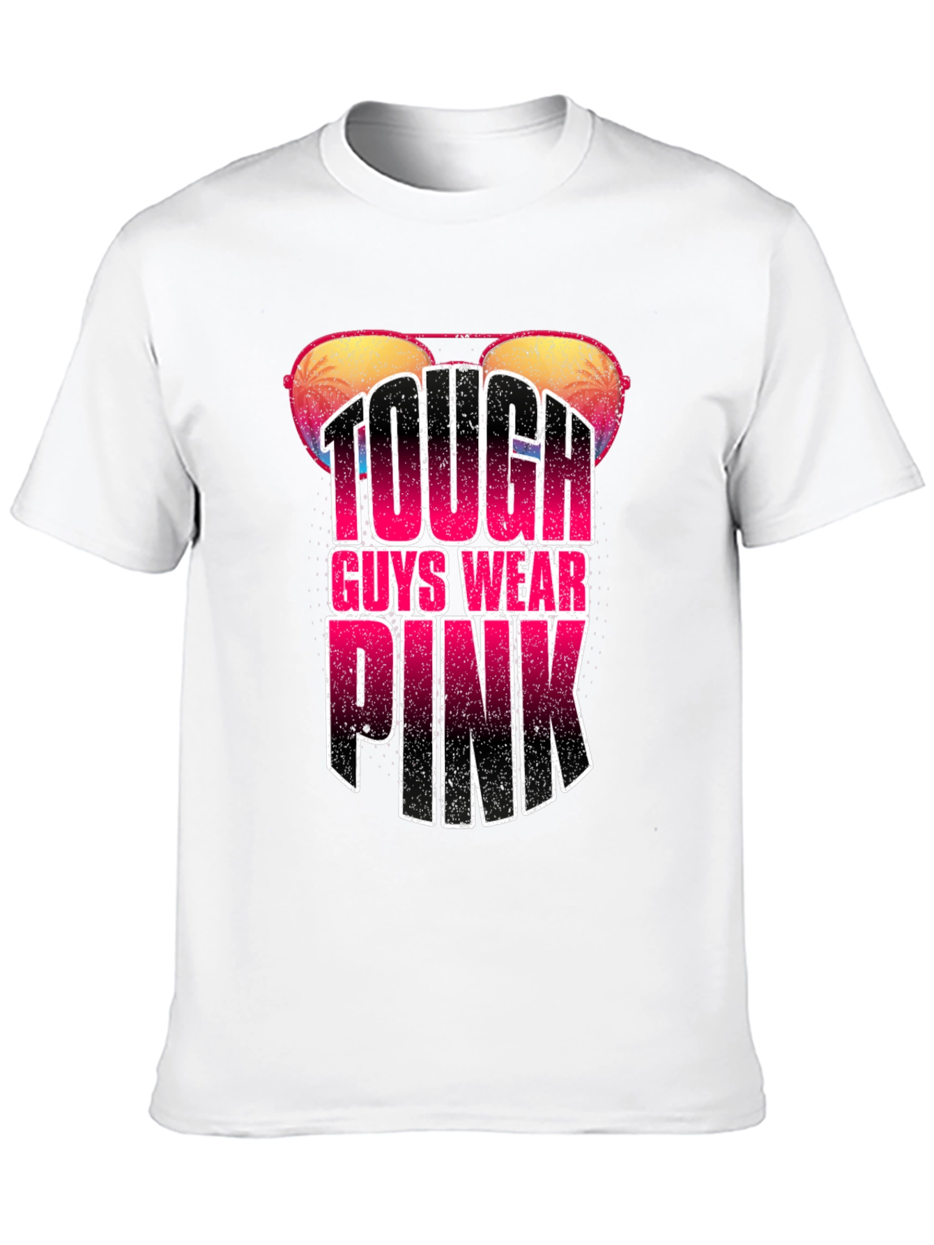 Tough Guys Wear Pink Graphic Tee
