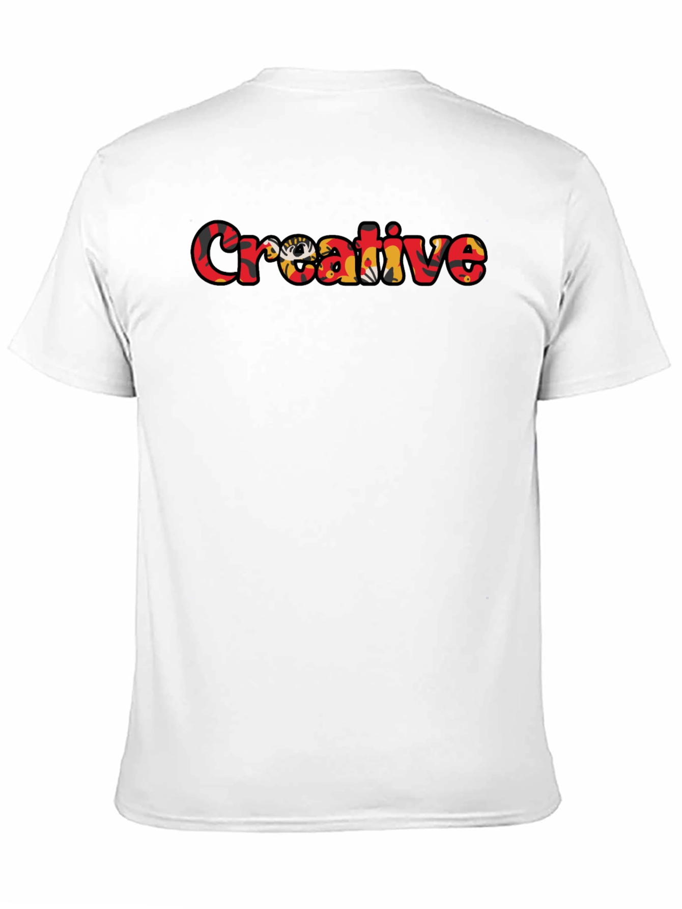 Creative Graphic T-Shirt - Stylish Black Tee