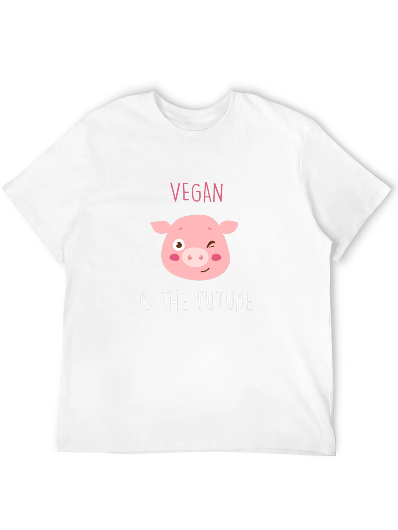 Vegan Pig T-Shirt - Vegan is the Future Tee
