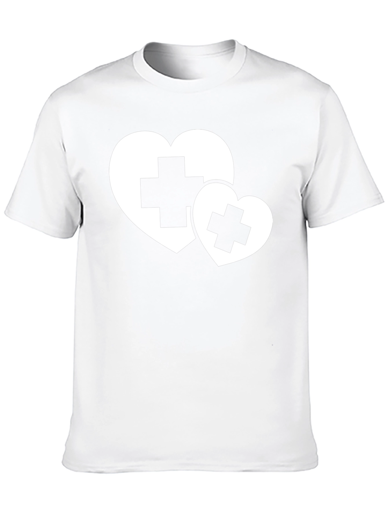Heart Plus Graphic Tee - Medical Love Shirt