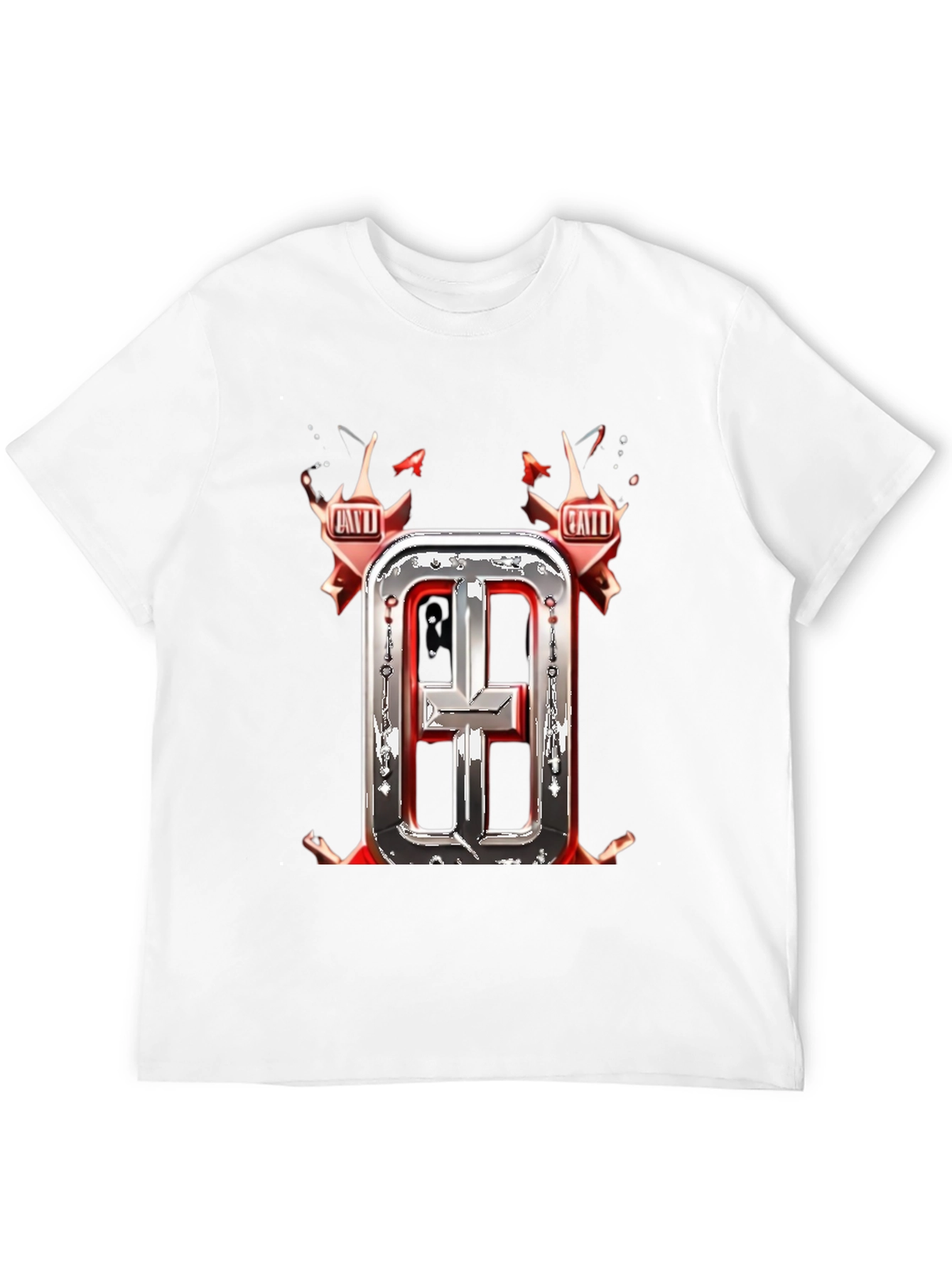 Stylish Black T-Shirt with Graphic Design