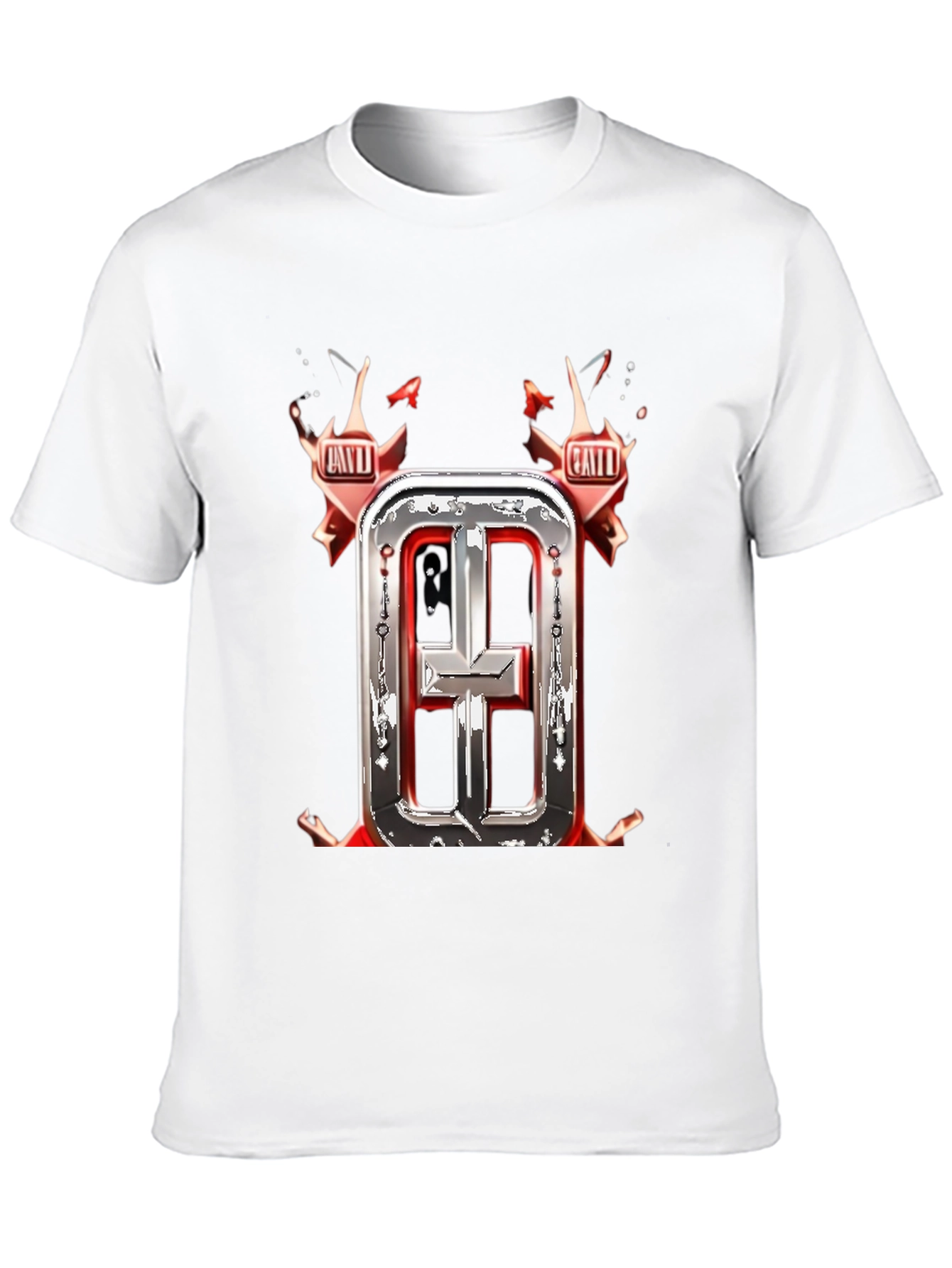 Stylish Black T-Shirt with Graphic Design