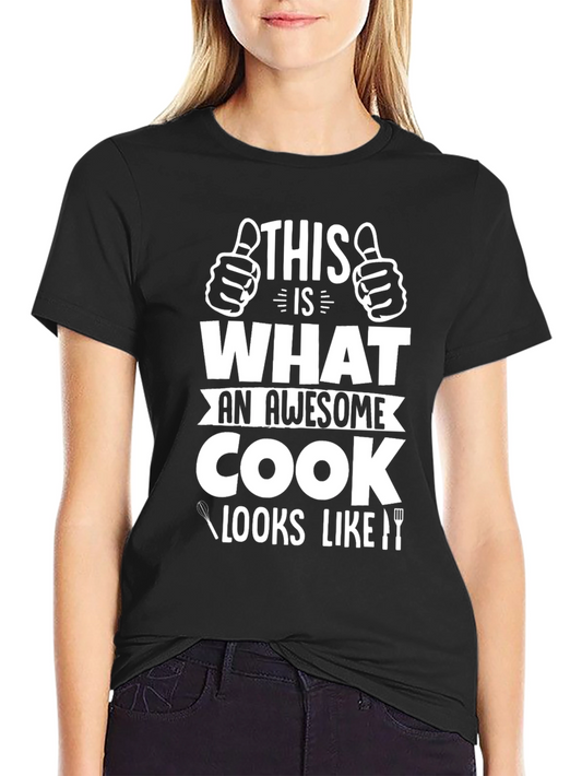 Awesome Cook T-Shirt - Chef Humor Tee