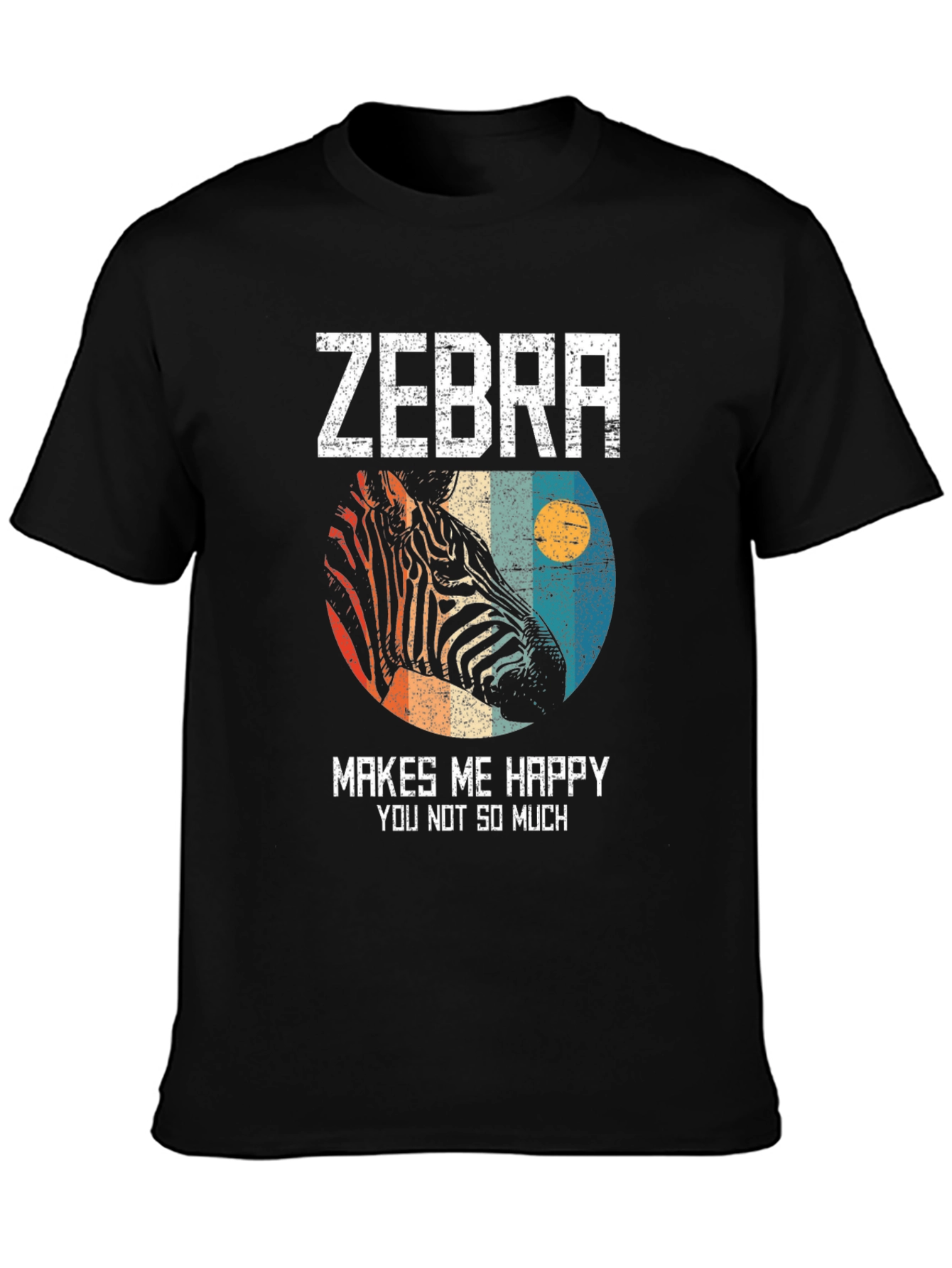 Zebra Makes Me Happy T-Shirt
