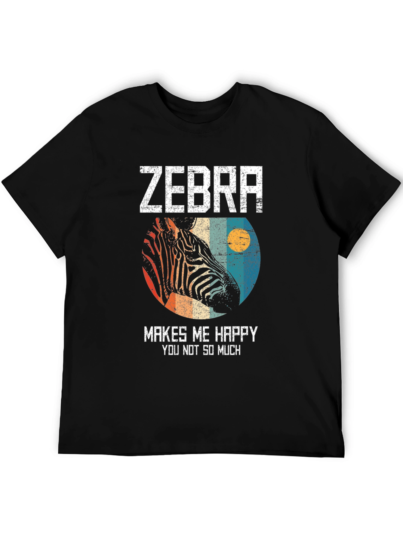Zebra Makes Me Happy T-Shirt