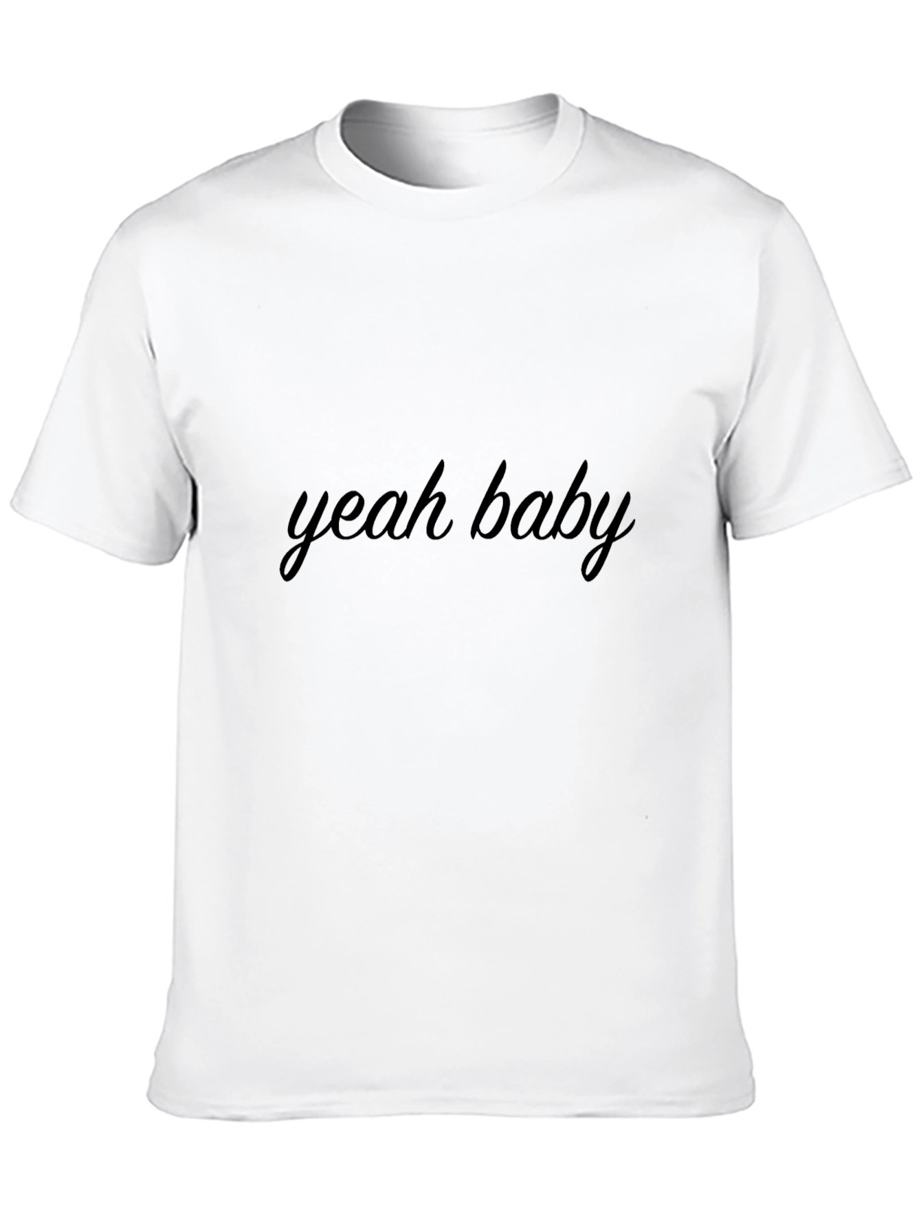 Yeah Baby Black Graphic Tee - Classic Cool