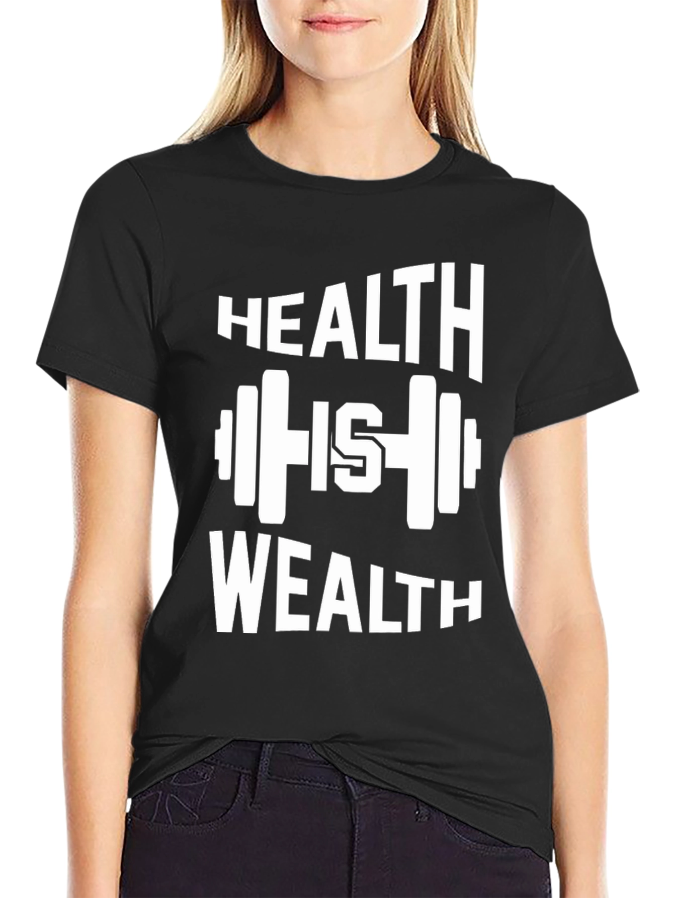 Health is Wealth Graphic T-Shirt