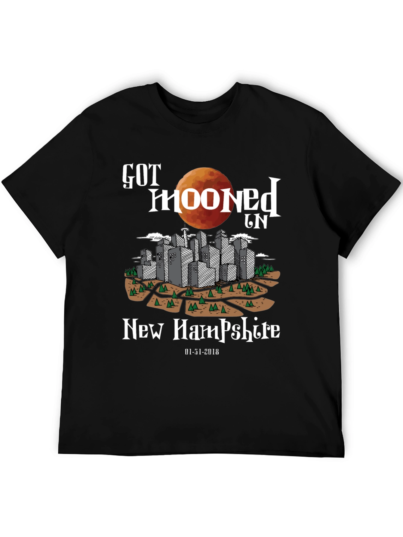 Got Mooned in New Hampshire T-Shirt