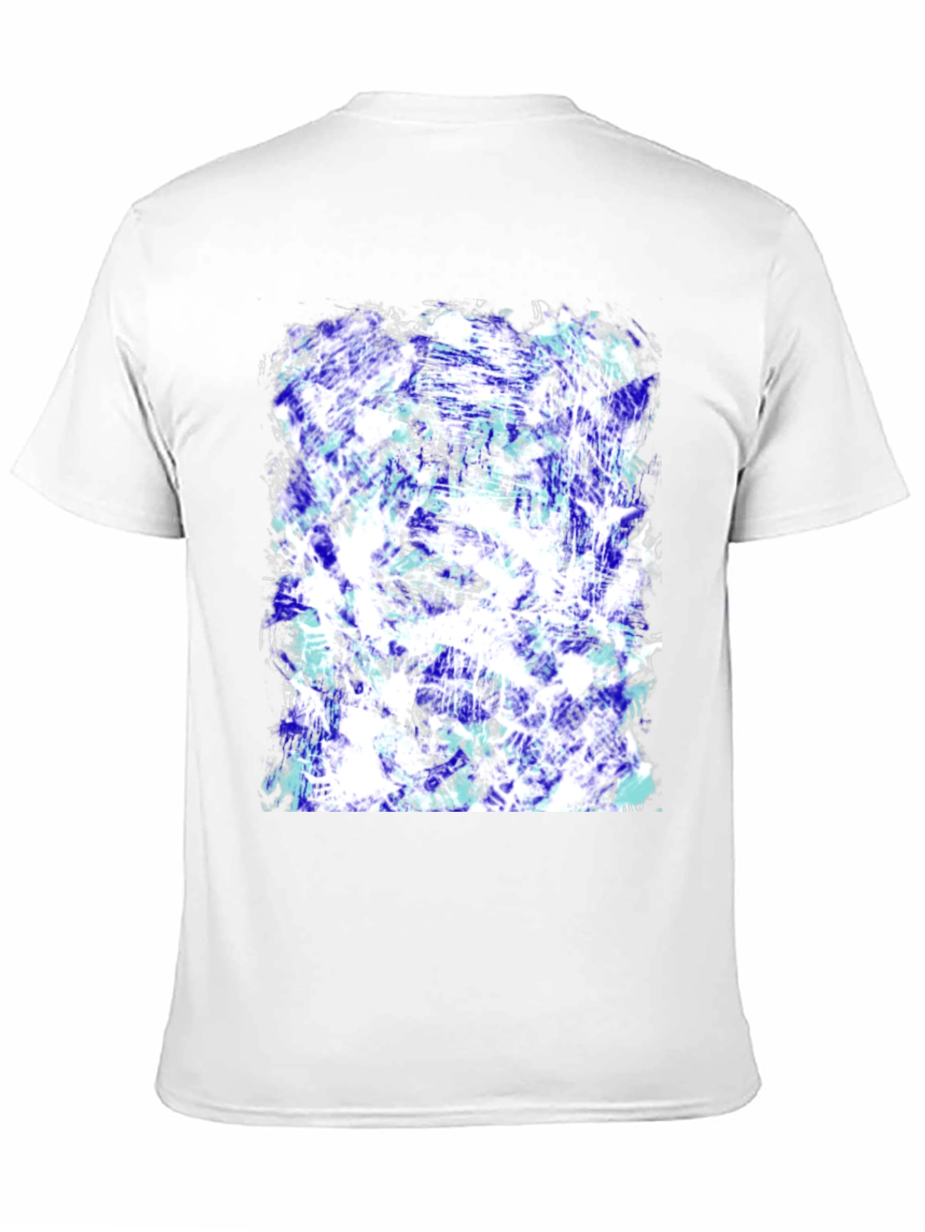 Abstract Art Print Black T-Shirt