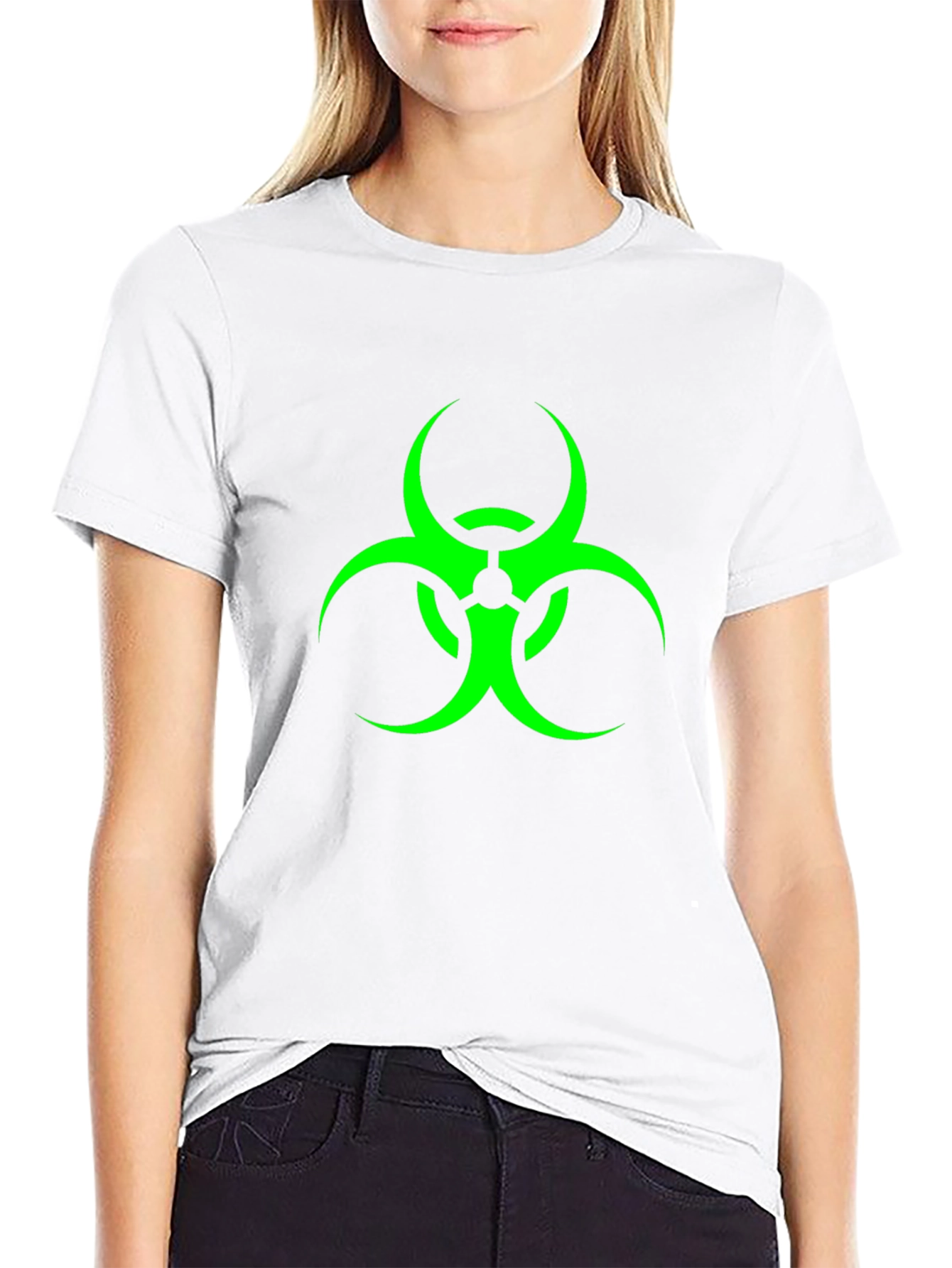 Biohazard Symbol T-Shirt - Black