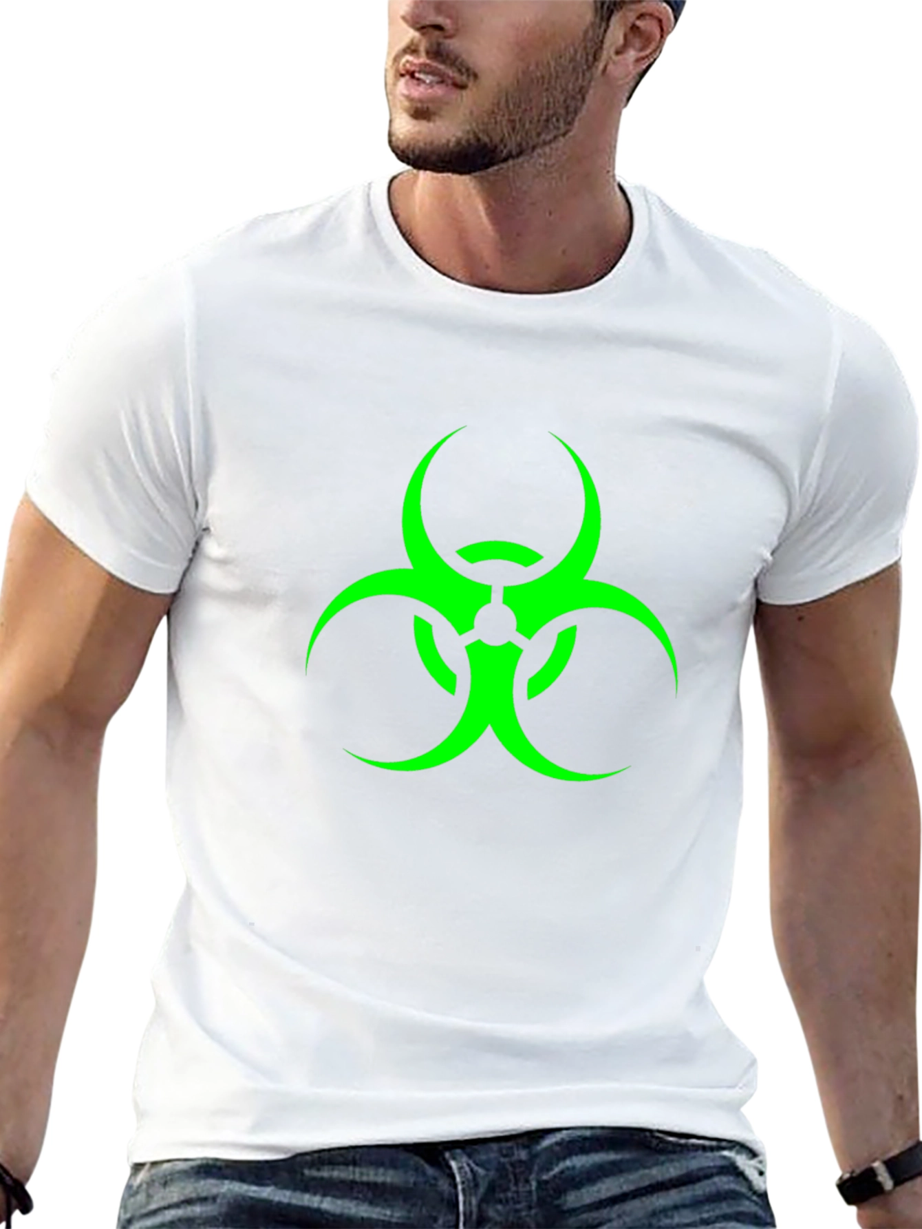 Biohazard Symbol T-Shirt - Black