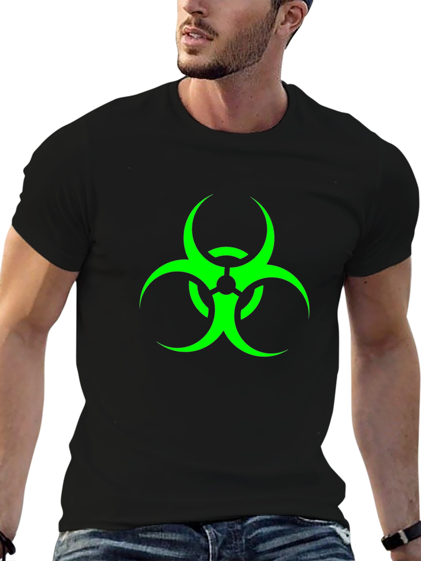 Biohazard Symbol T-Shirt - Black