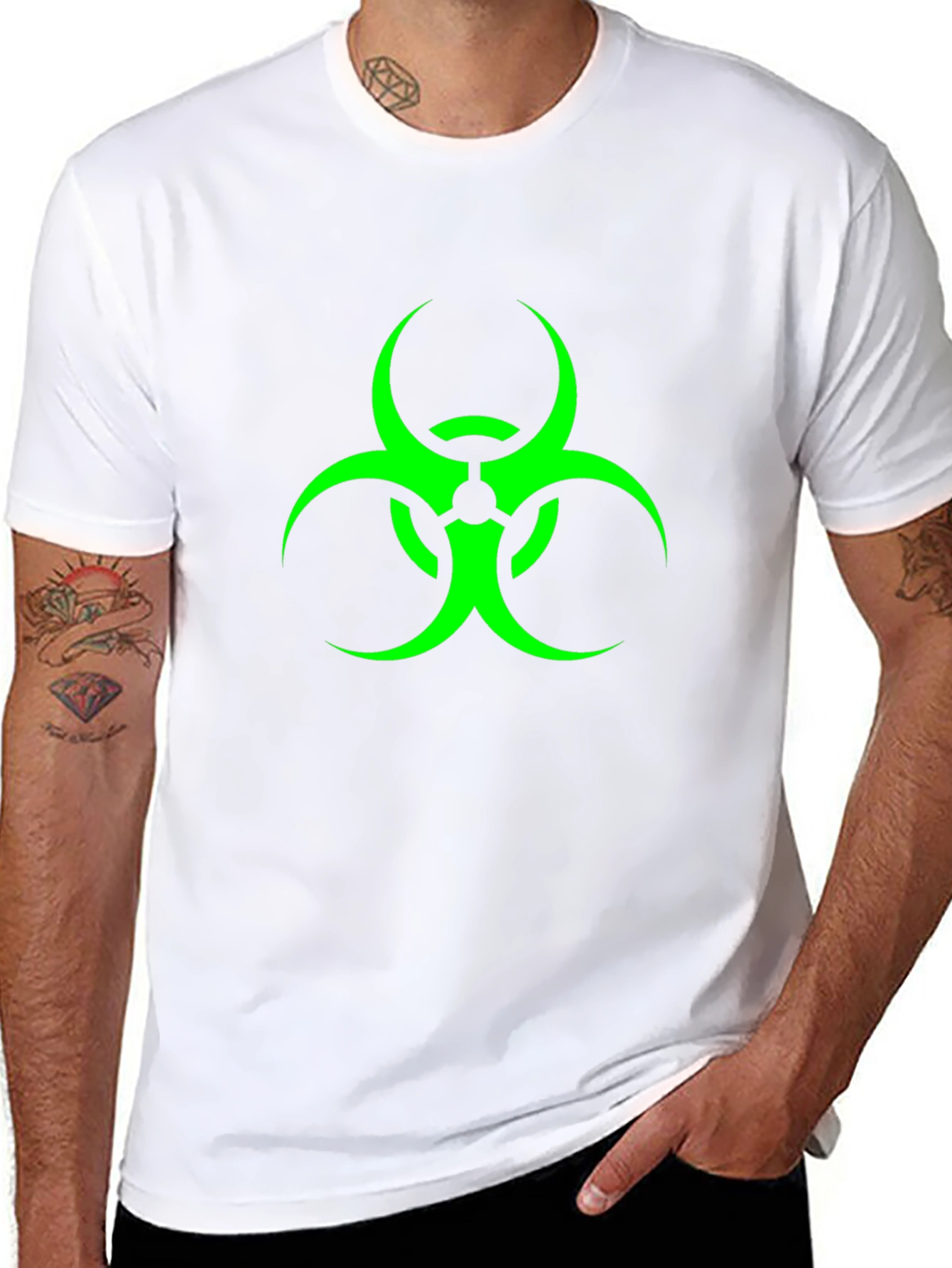 Biohazard Symbol T-Shirt - Black