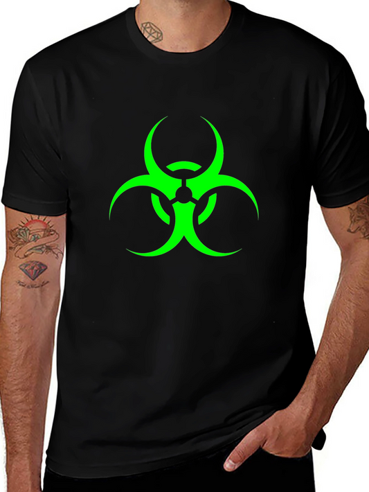 Biohazard Symbol T-Shirt - Black