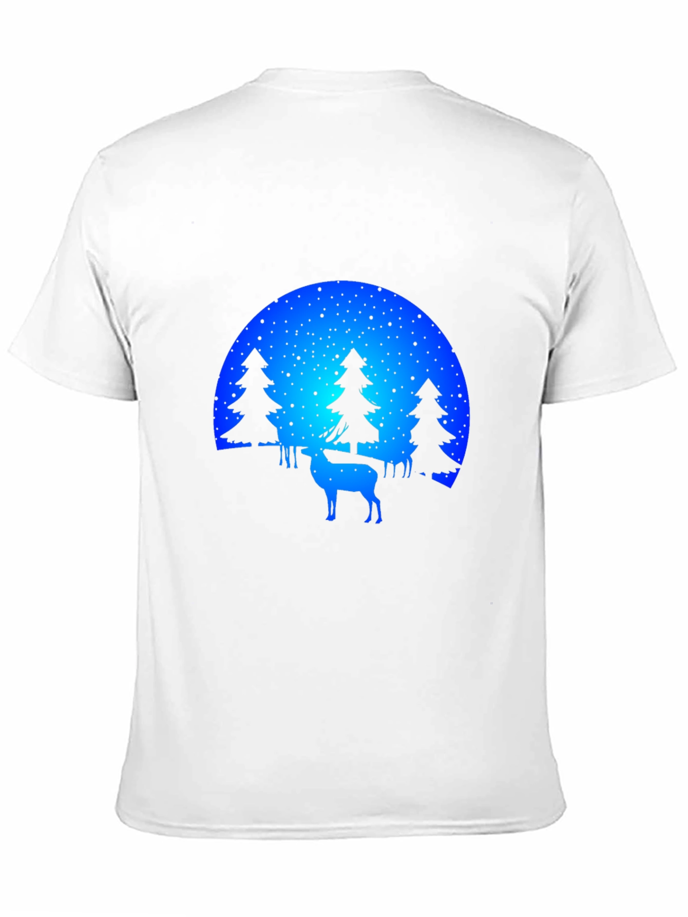 Nature Deer Silhouette Graphic Tee