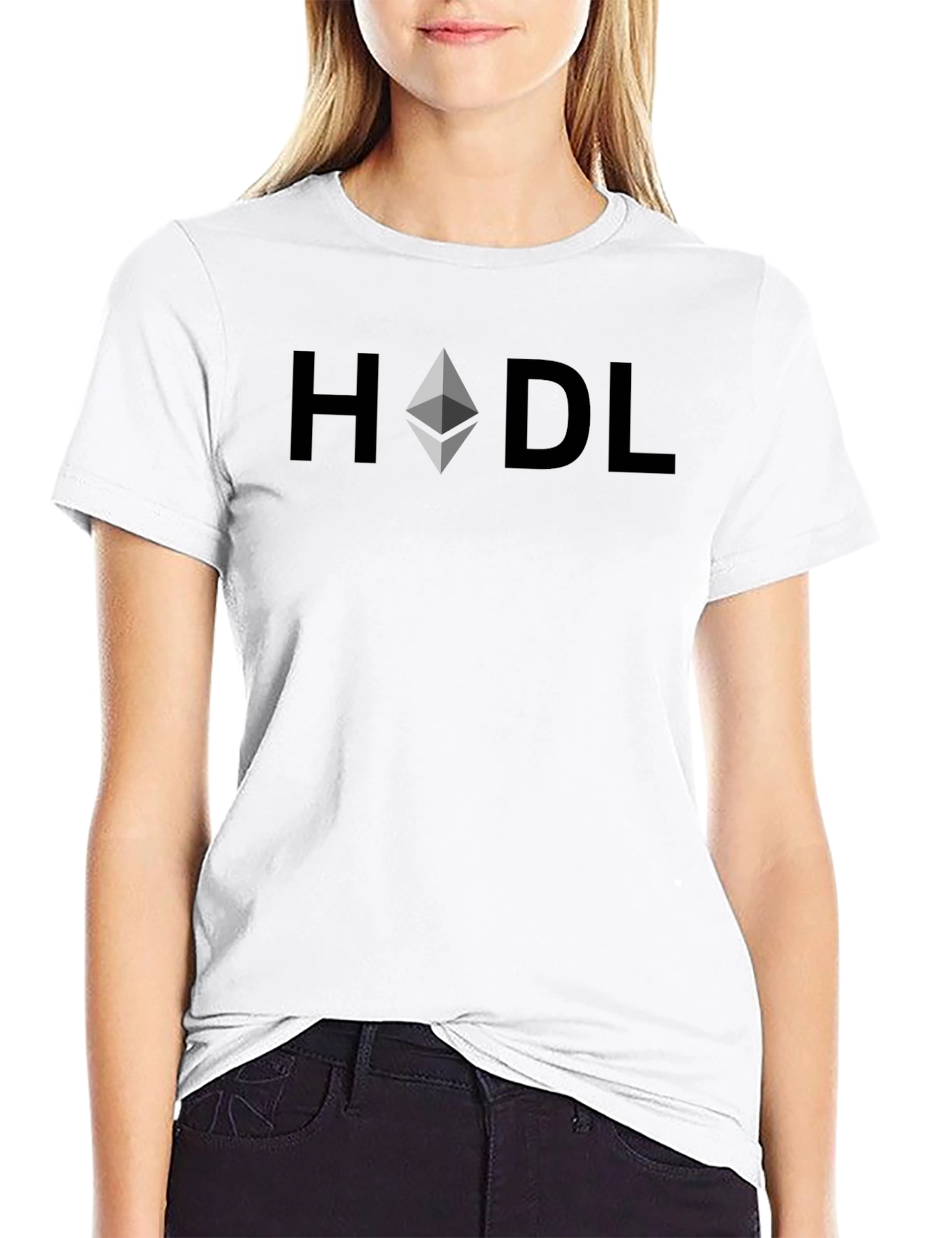 HODL Ethereum Crypto Black T-Shirt