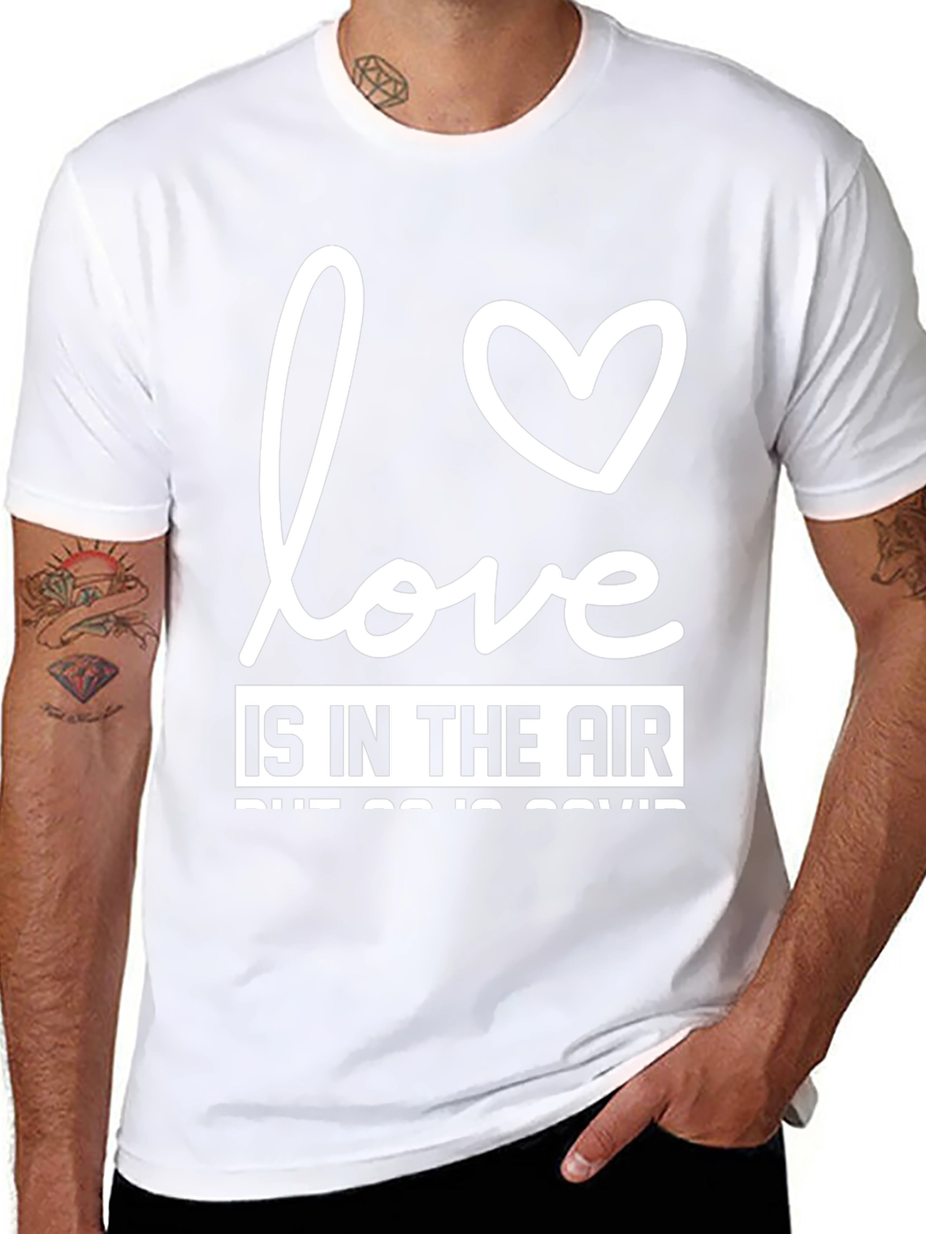 Love Is In The Air Funny Sarcastic T-Shirt