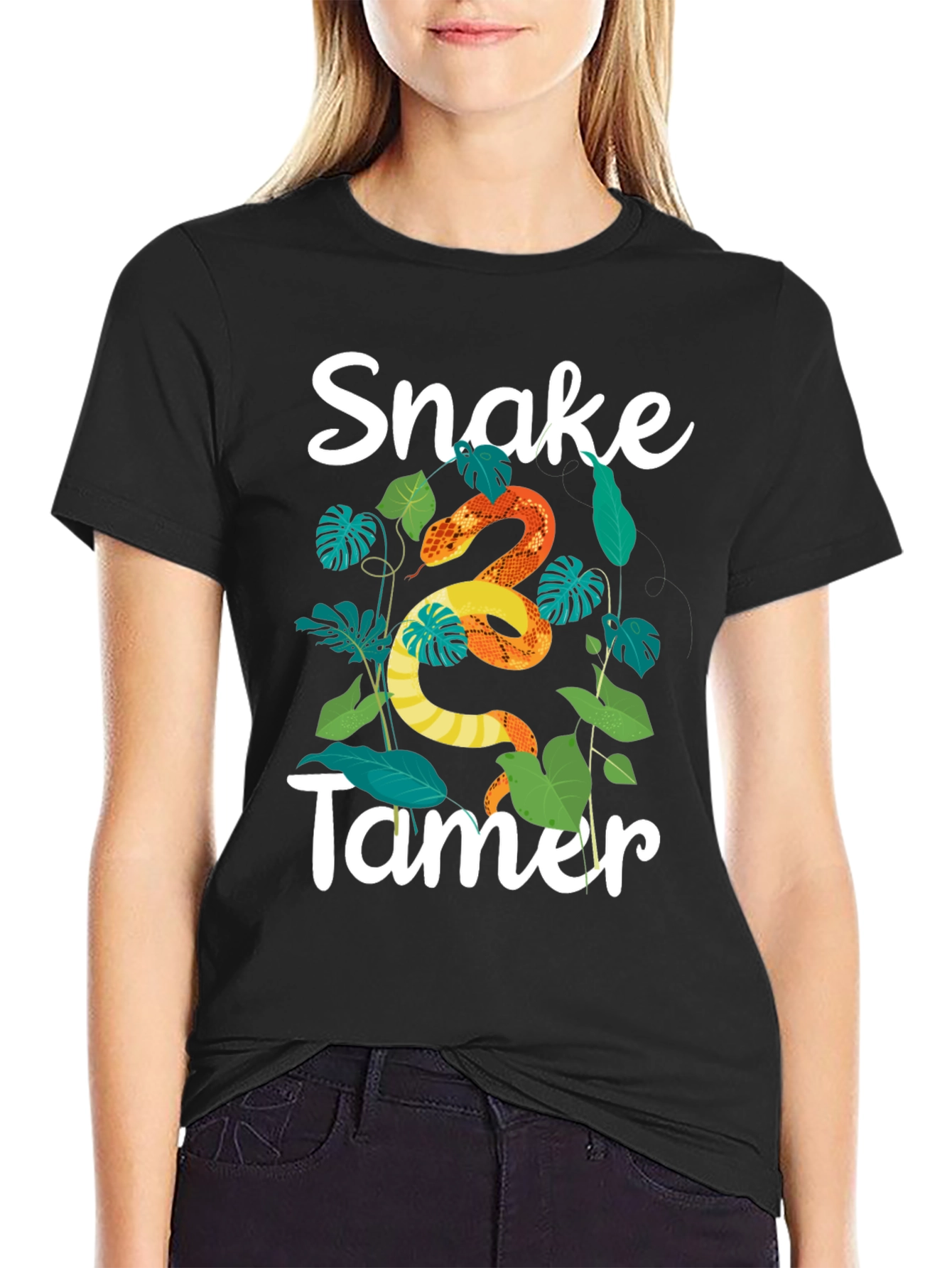 Snake Tamer Graphic T-Shirt