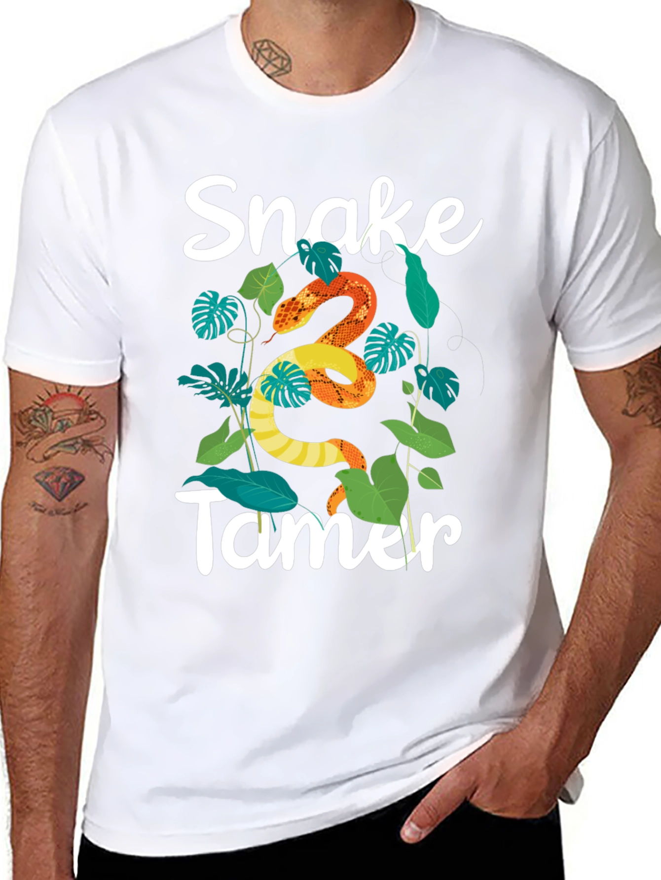 Snake Tamer Graphic T-Shirt
