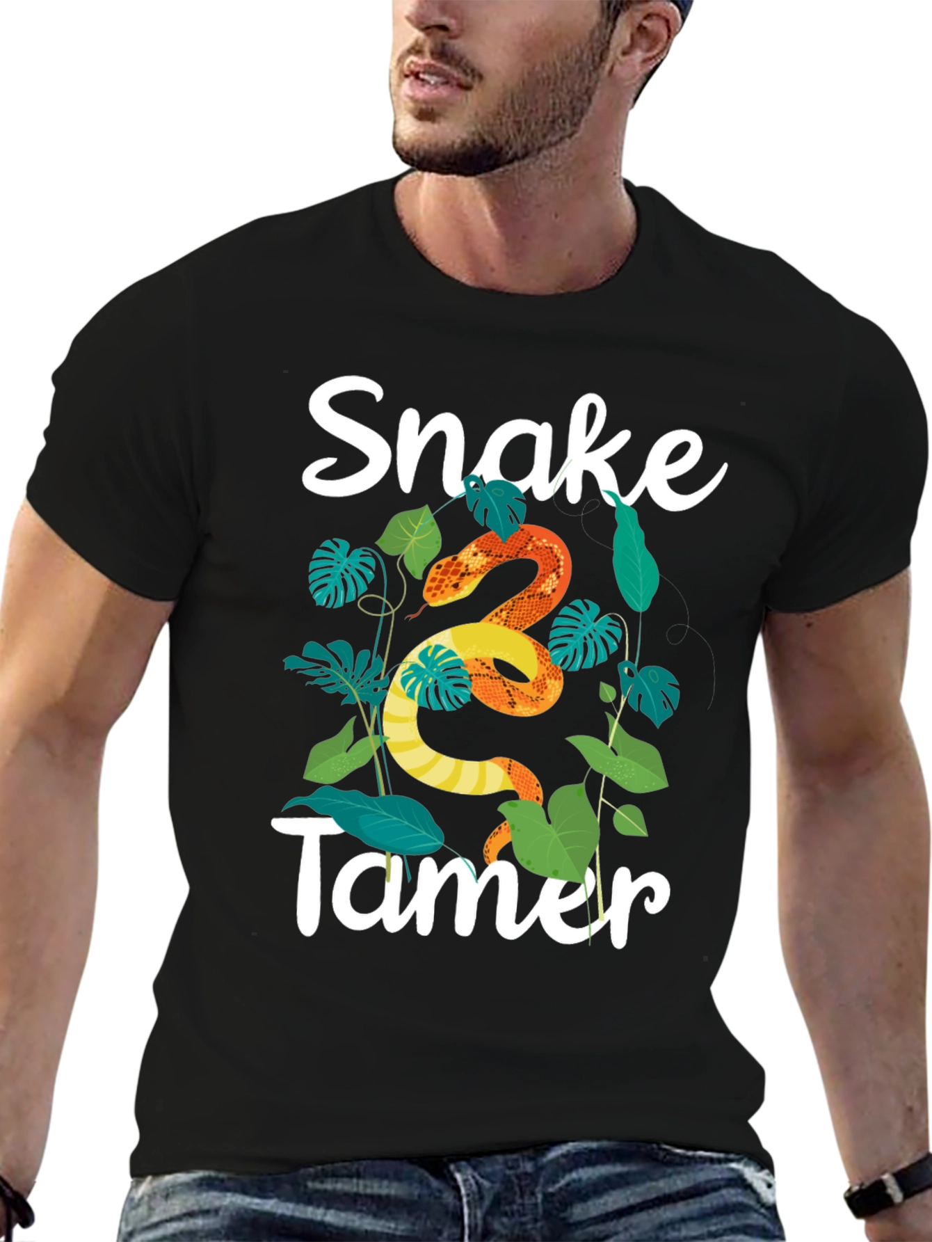 Snake Tamer Graphic T-Shirt