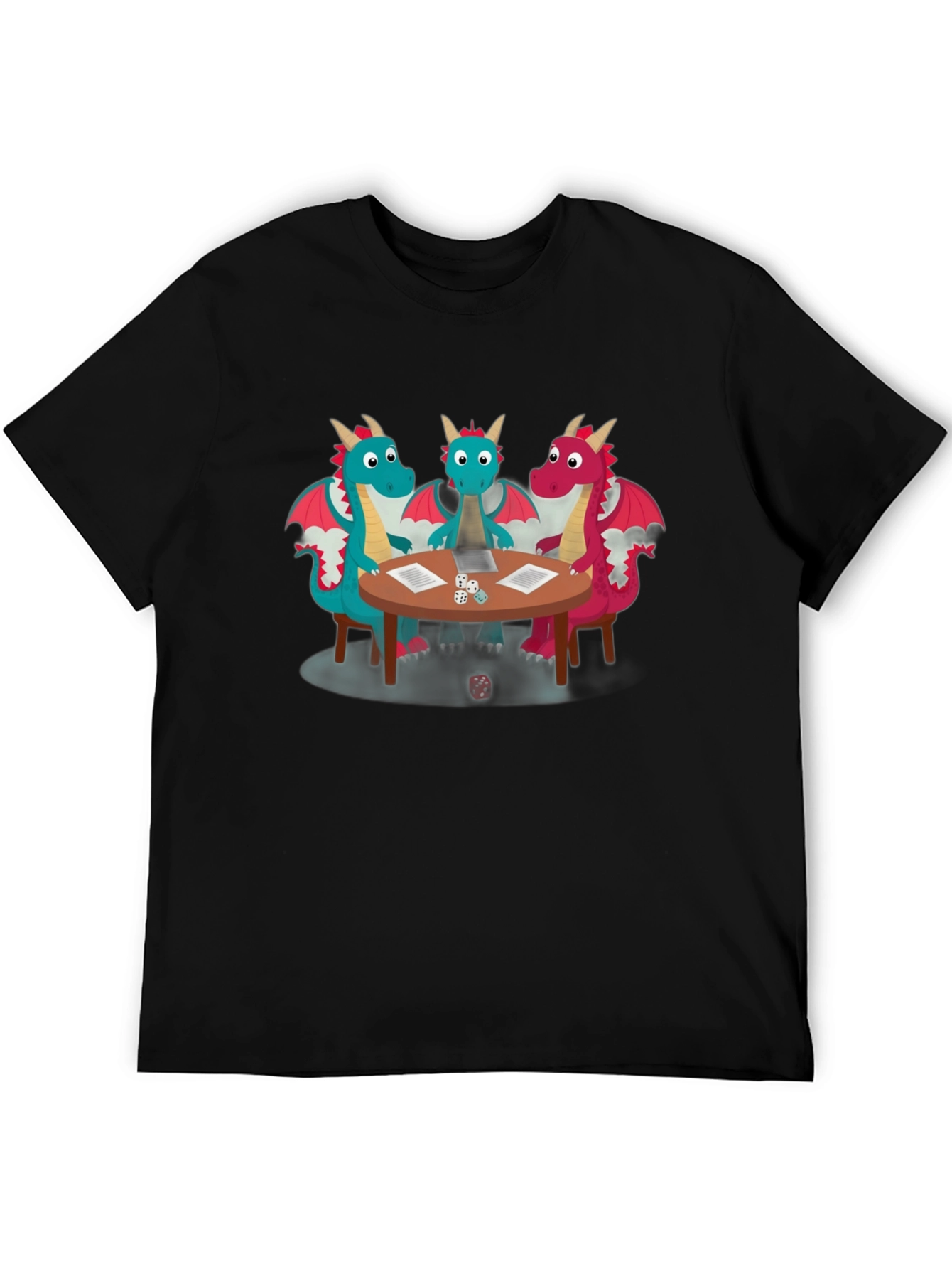 D&D Dragons T-Shirt - Tabletop Gaming Tee