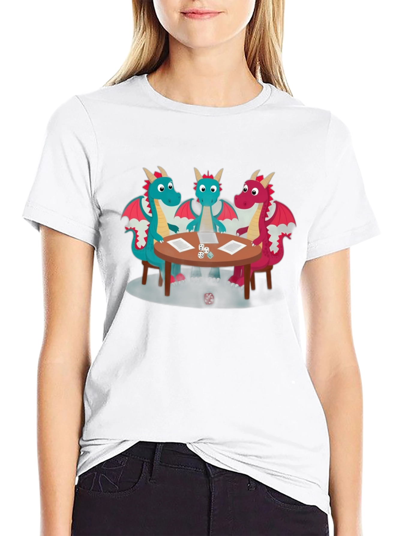 D&D Dragons T-Shirt - Tabletop Gaming Tee