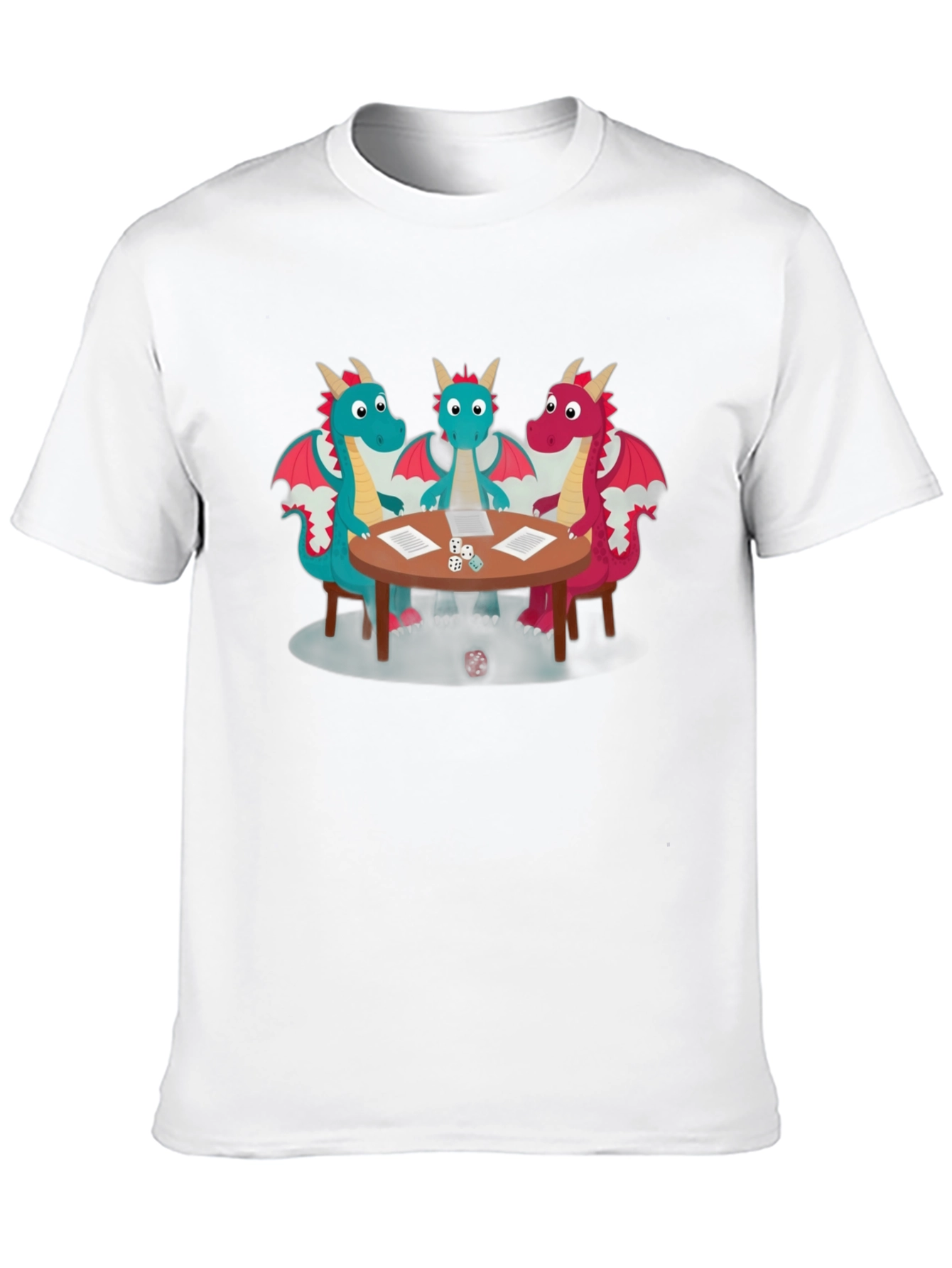 D&D Dragons T-Shirt - Tabletop Gaming Tee