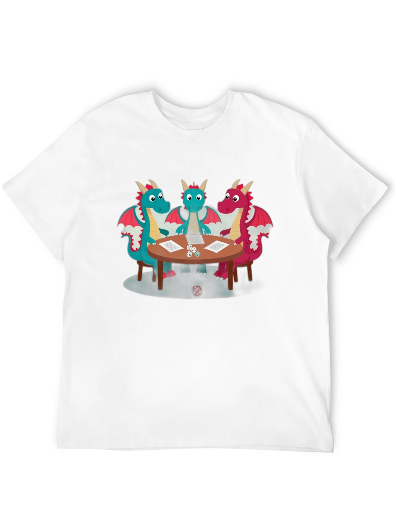D&D Dragons T-Shirt - Tabletop Gaming Tee