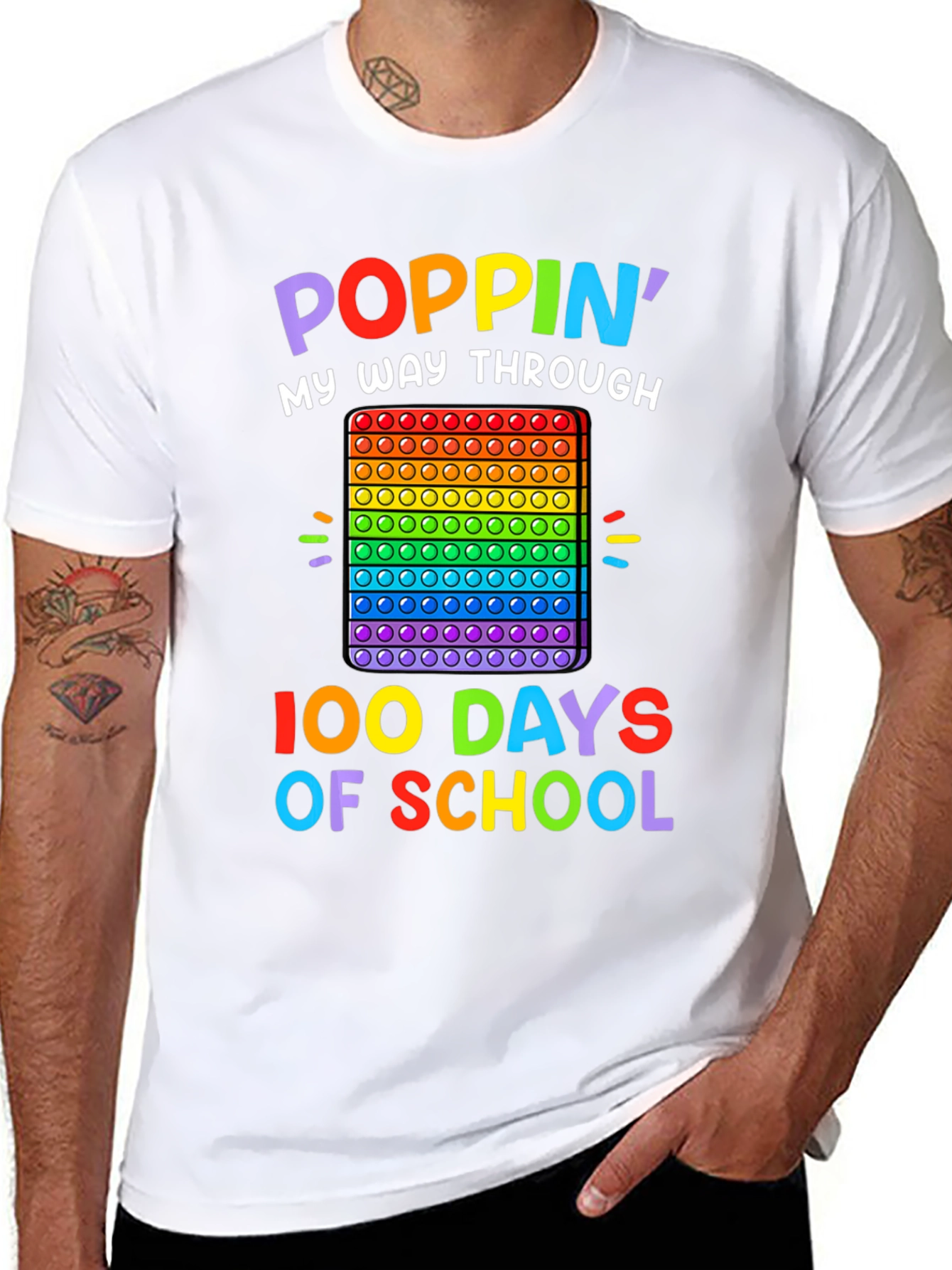 Poppin 100 Days of School T-Shirt