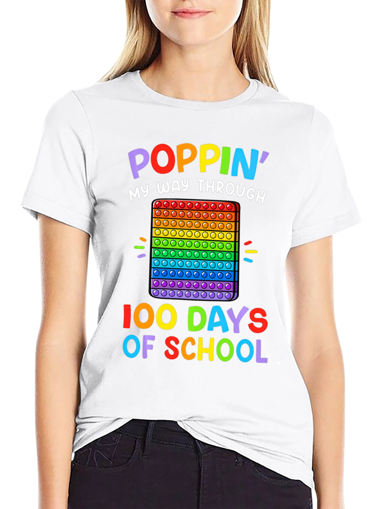 Poppin 100 Days of School T-Shirt