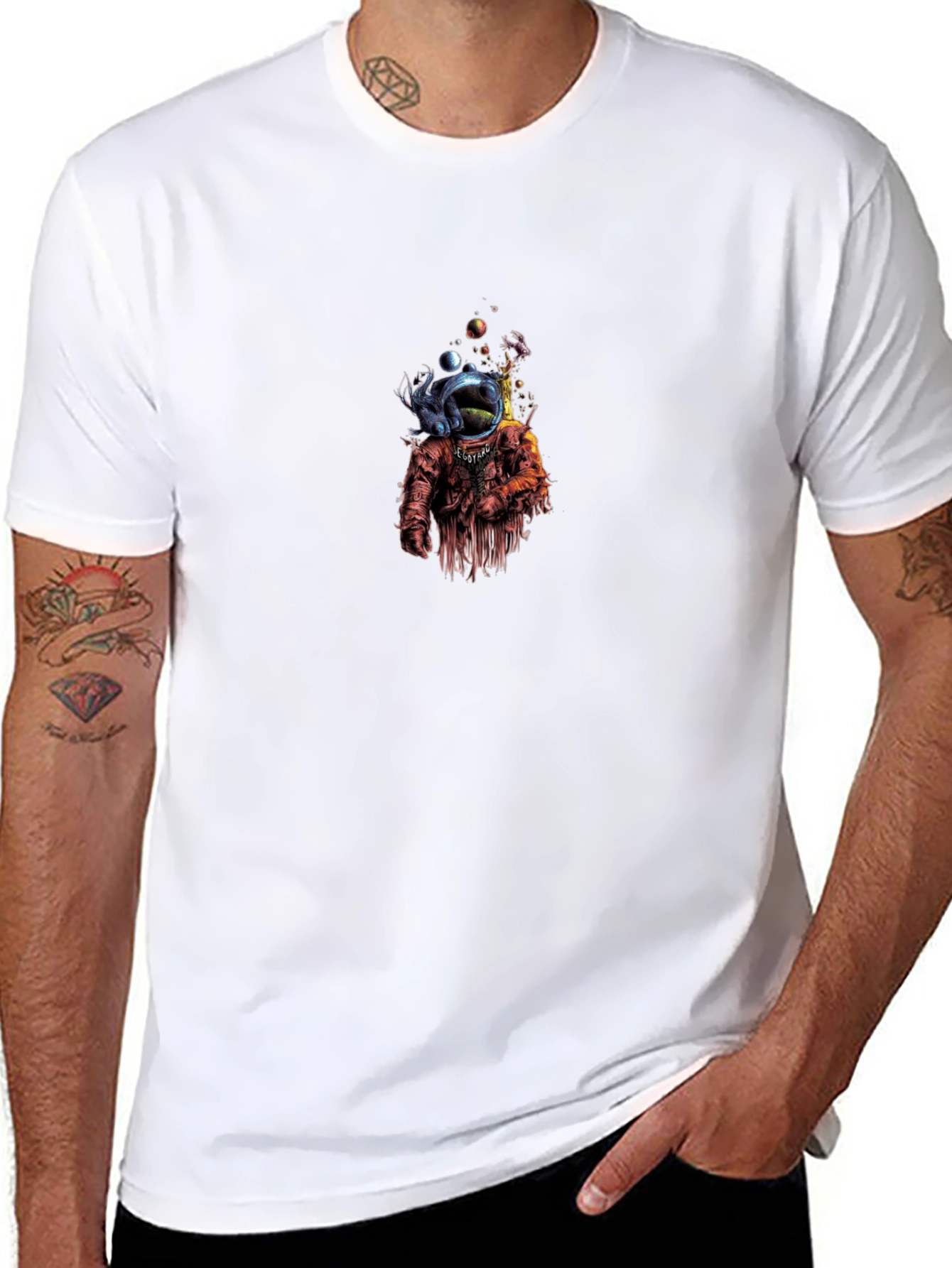 Astronaut T-Shirt - Unique Space Design