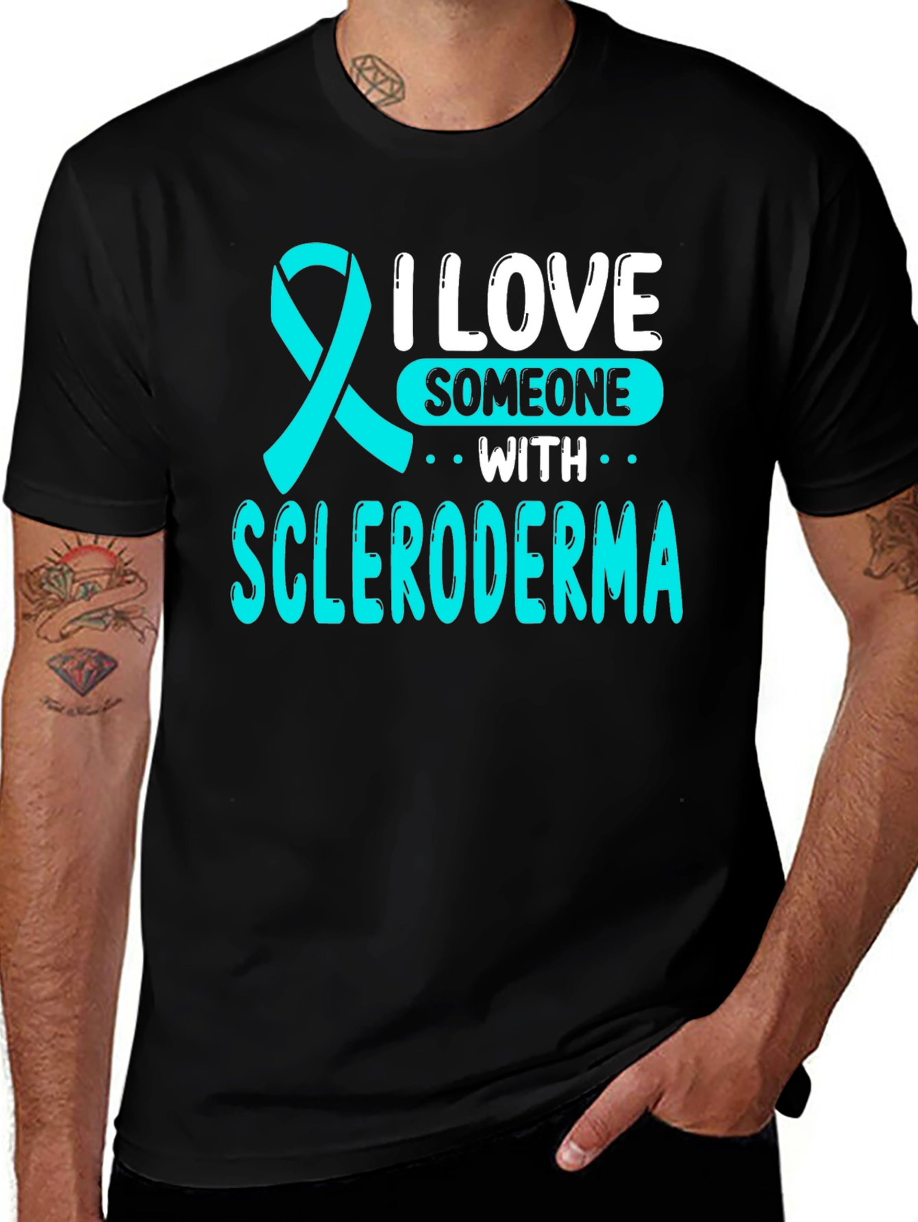 Scleroderma Awareness T-Shirt - I Love Someone With...