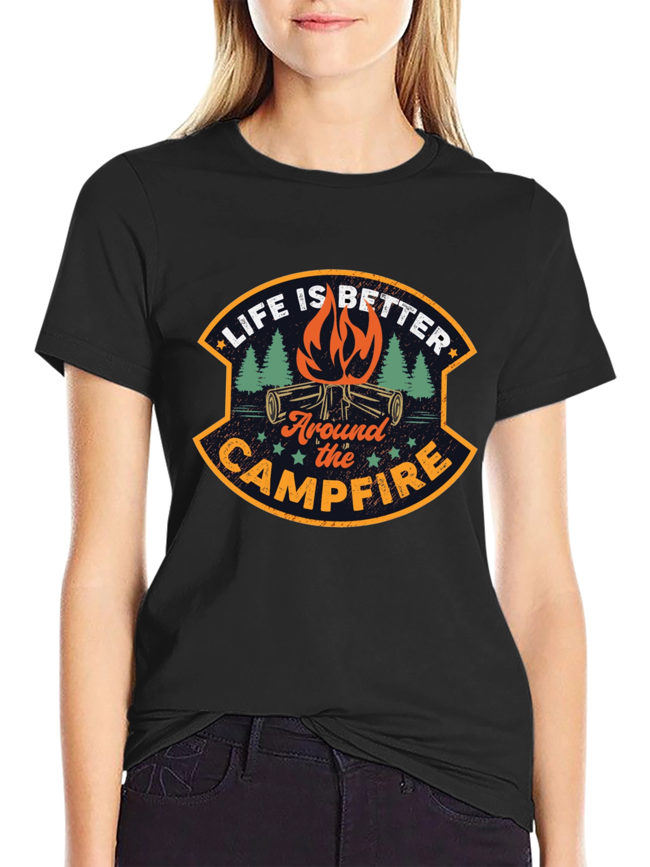 Campfire Life T-Shirt - Adventure Ready!