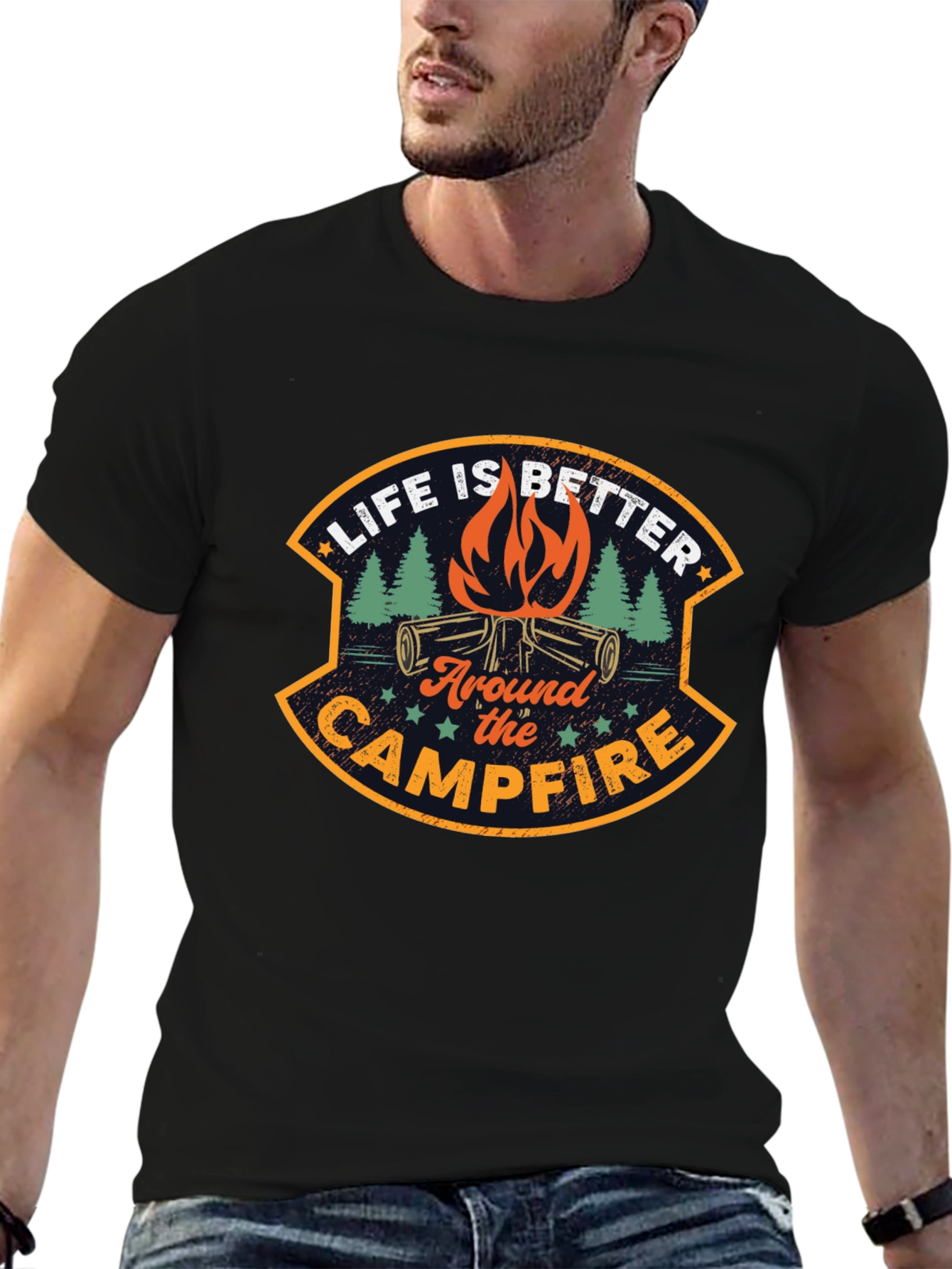 Campfire Life T-Shirt - Adventure Ready!