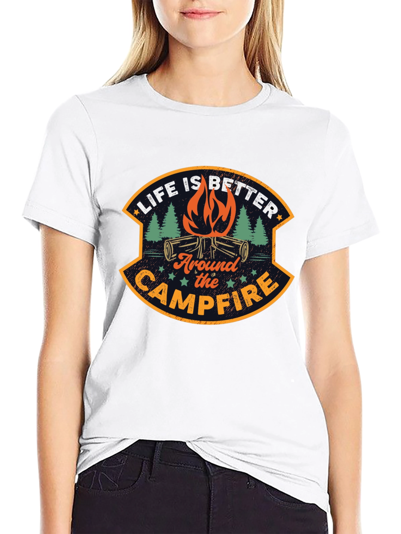 Campfire Life T-Shirt - Adventure Ready!