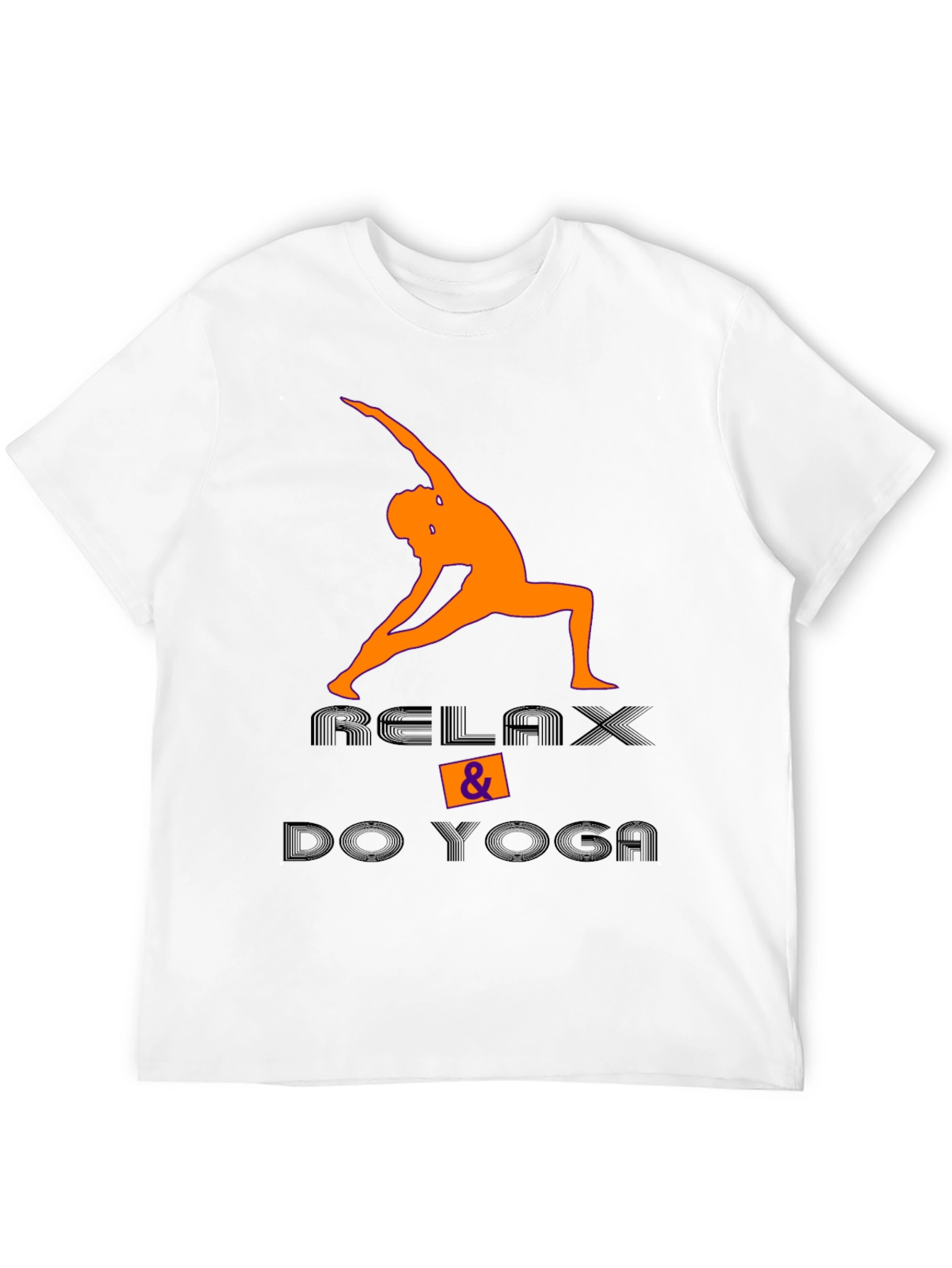 Relax & Do Yoga Black T-Shirt