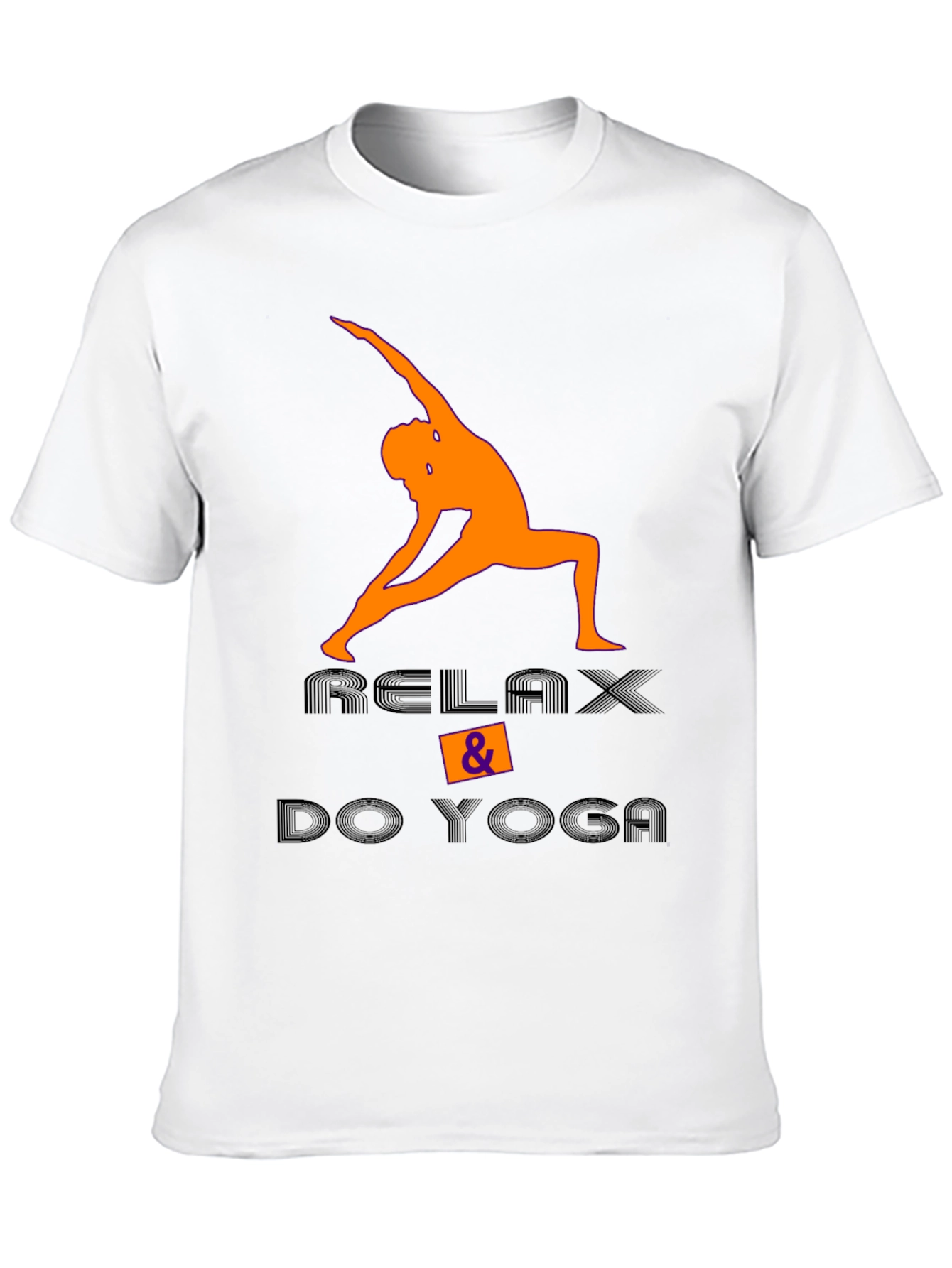 Relax & Do Yoga Black T-Shirt