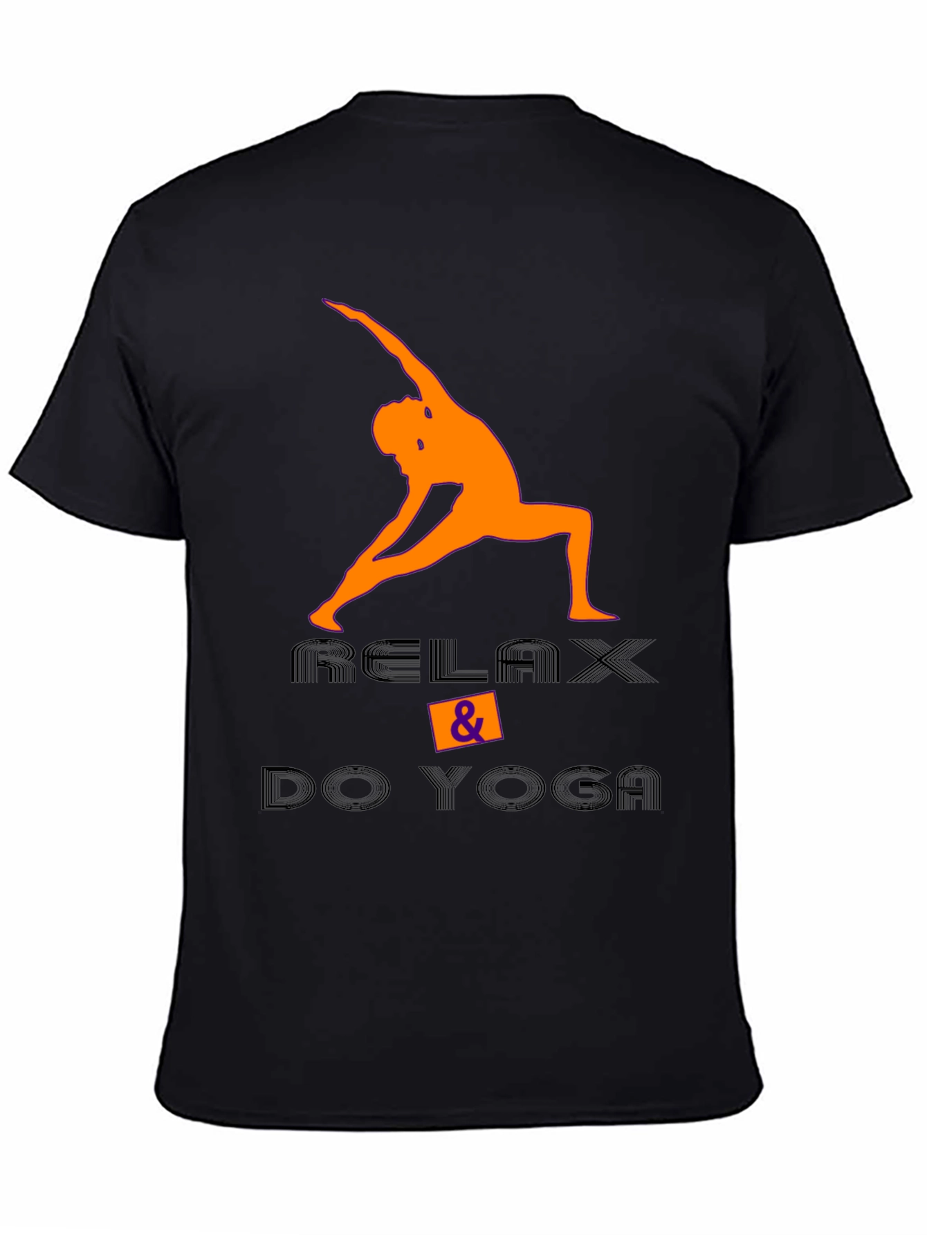 Relax & Do Yoga Black T-Shirt