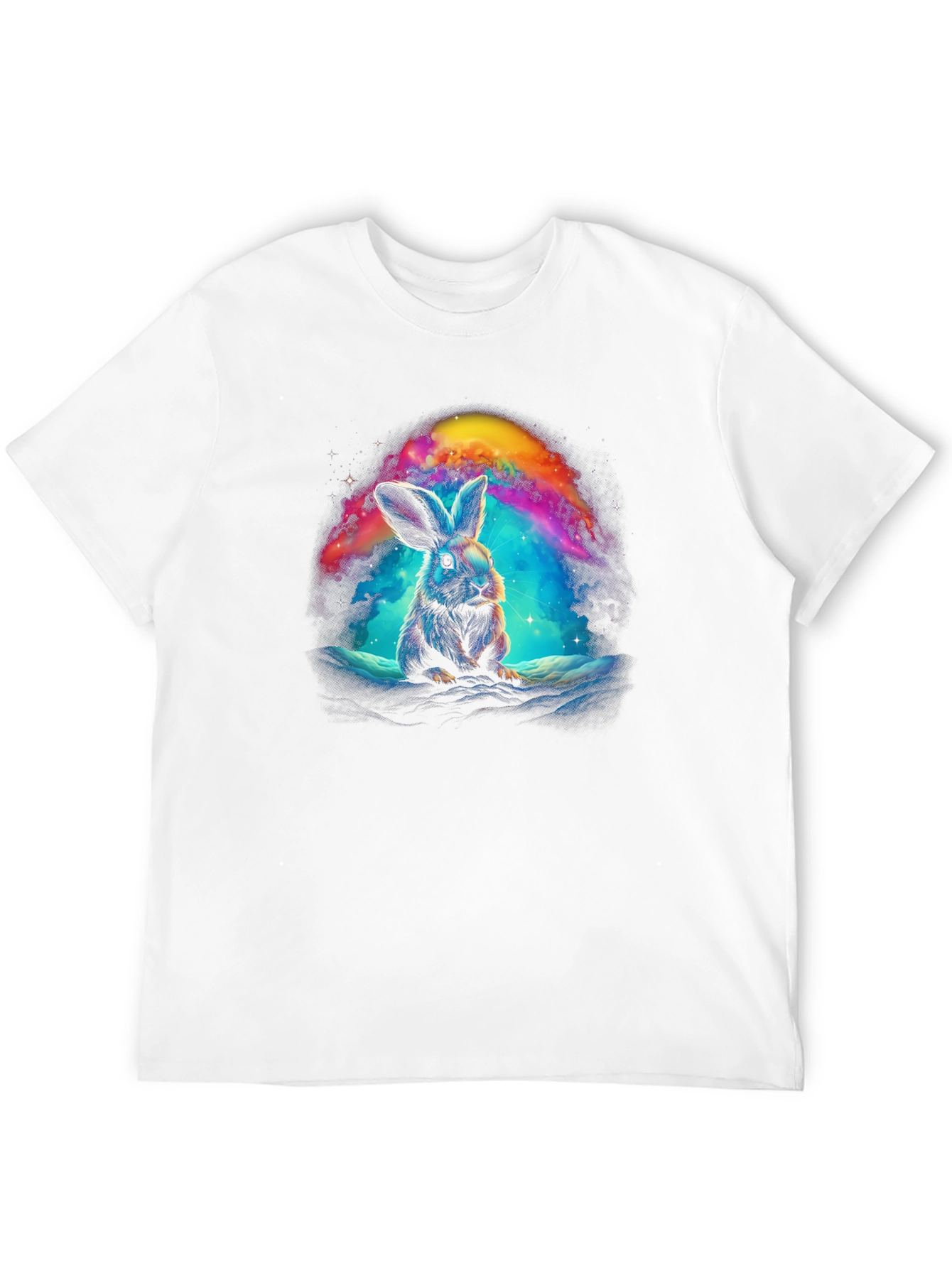 Cosmic Rabbit T-Shirt - Black