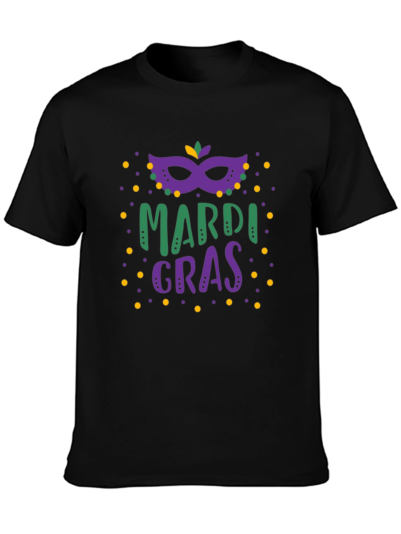 Mardi Gras Mask T-Shirt - Celebration Tee