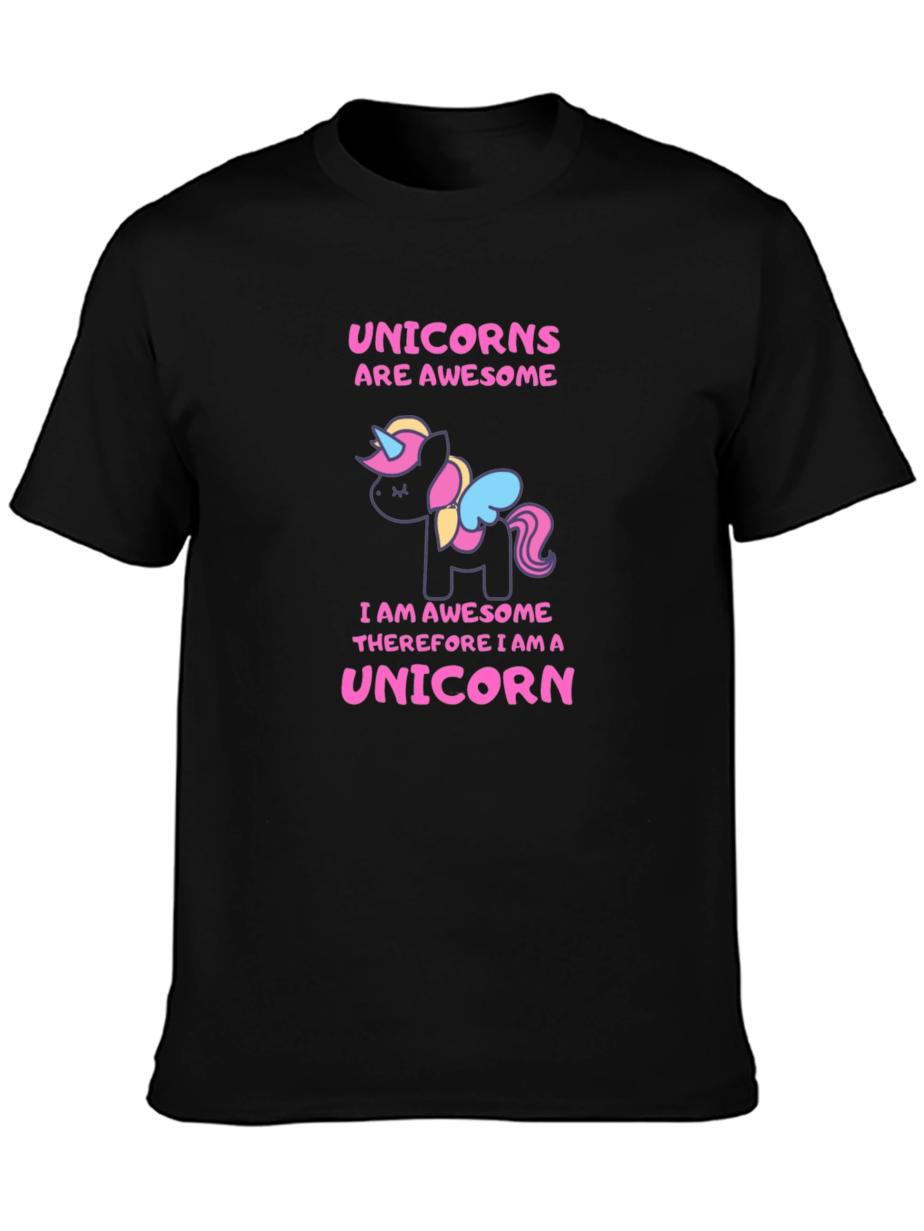 Unicorns Are Awesome Graphic T-Shirt