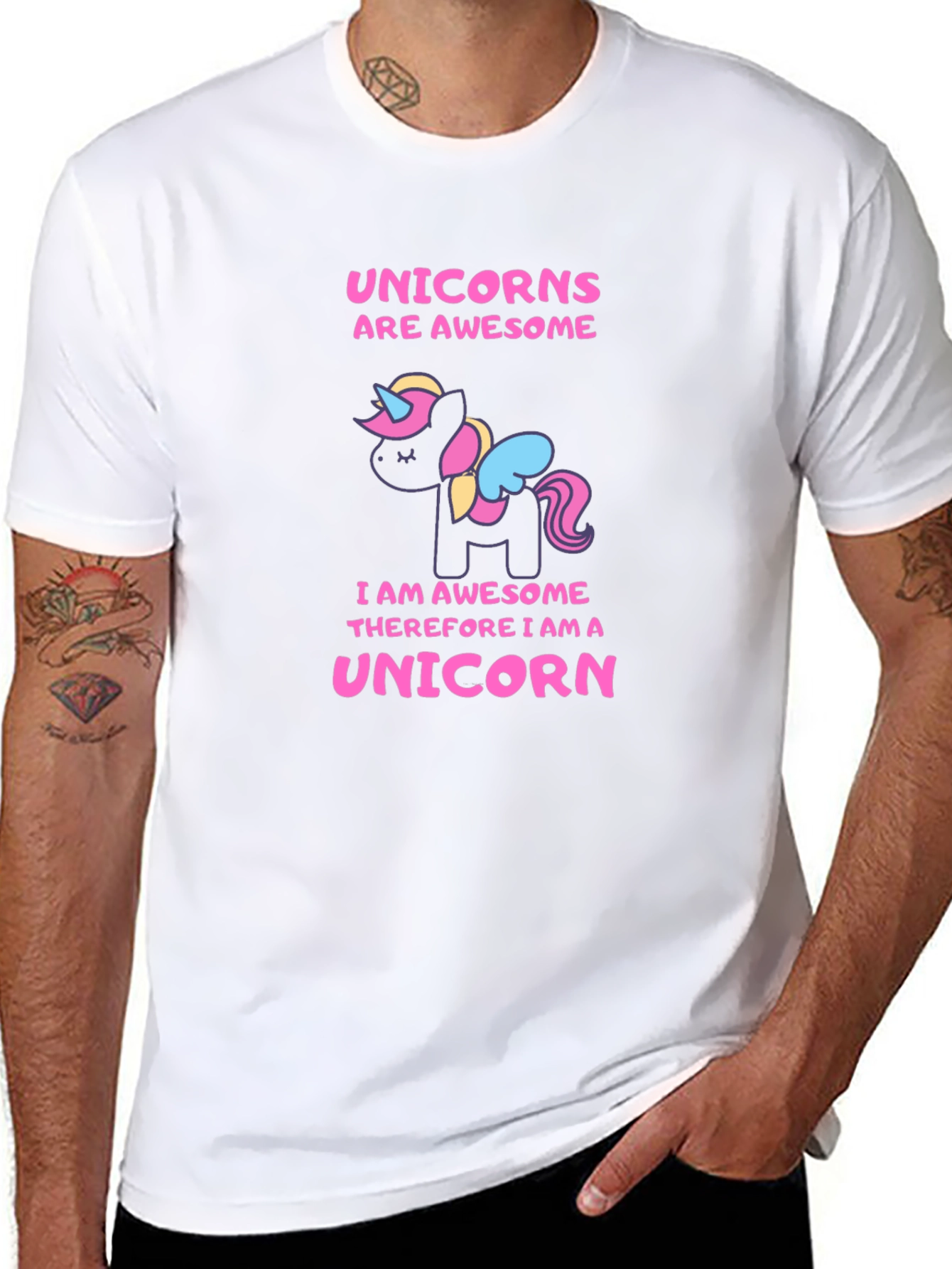 Unicorns Are Awesome Graphic T-Shirt